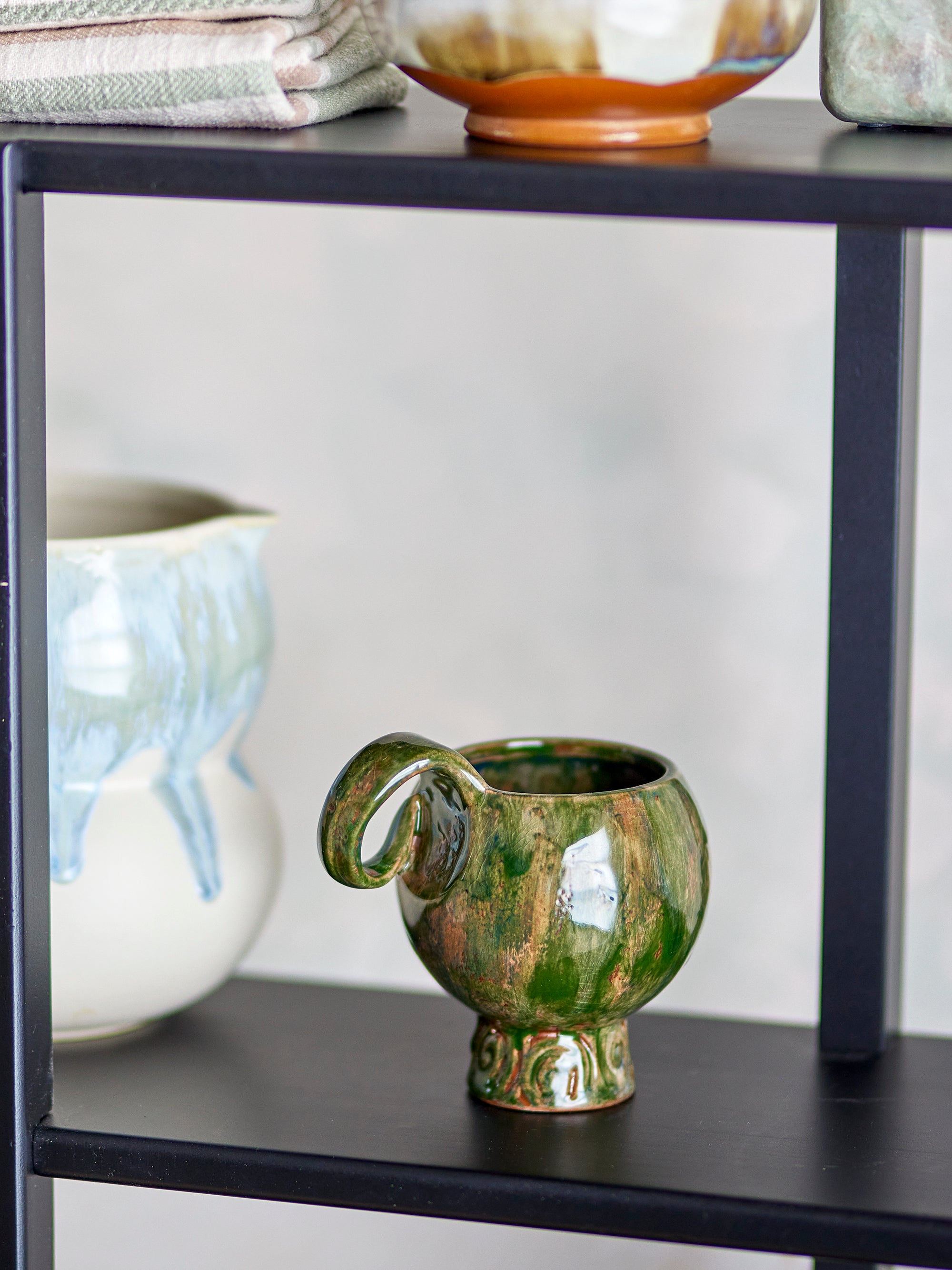 Bloomingville Avonlea Kopp, Grön, Stengods