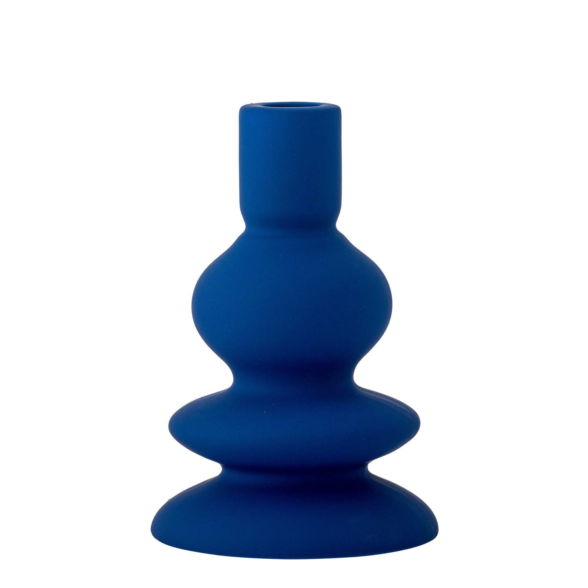 Bloomingville Thorne Ljushållare, Blå, Stengods