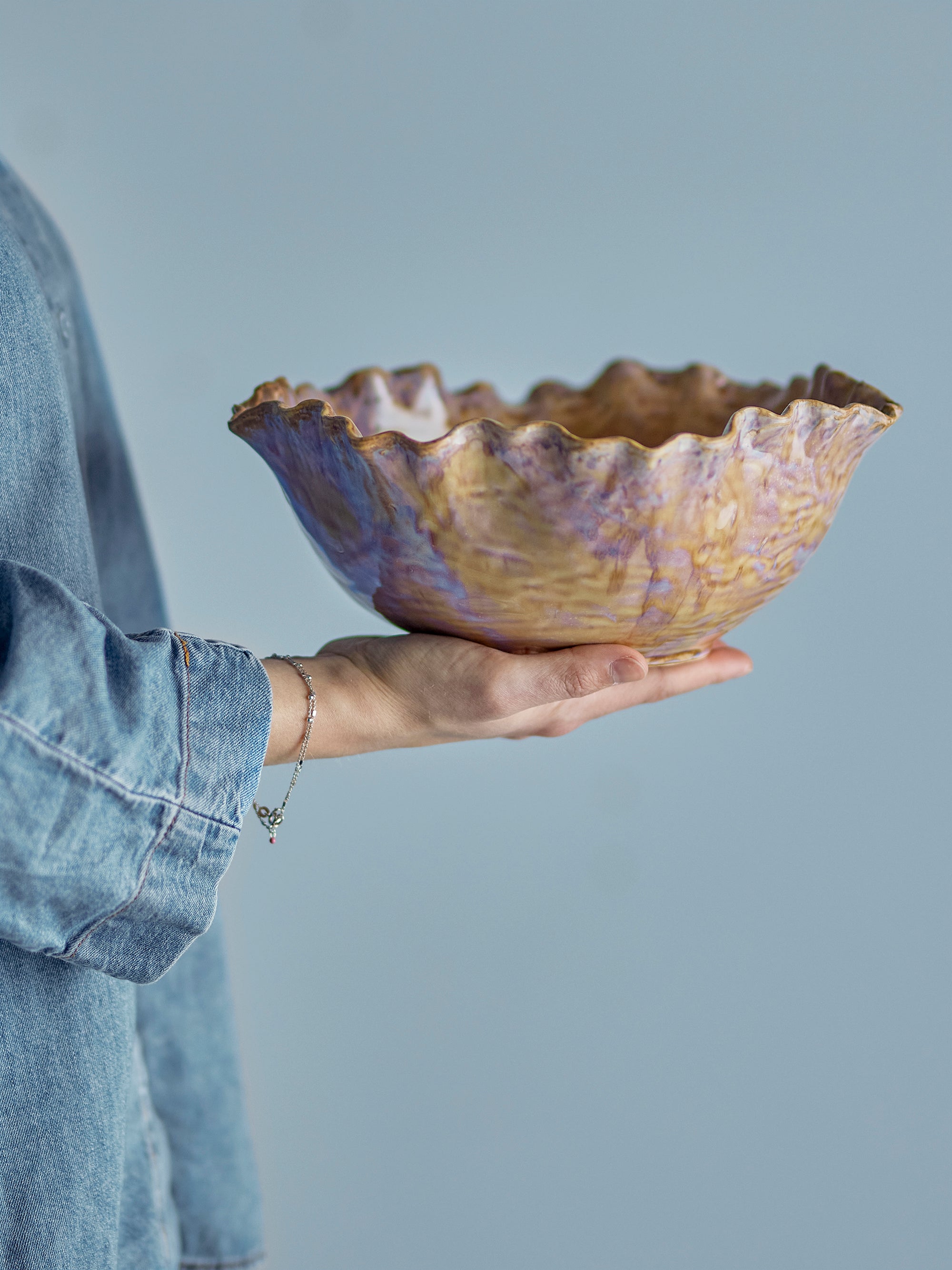 Bloomingville Nash Skål, Brun, Stengods