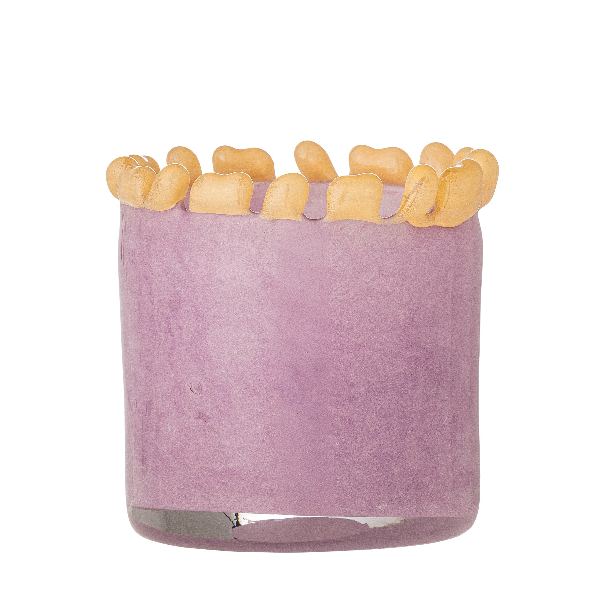 Bloomingville Edger Votivljuslykta, Lila, Glas