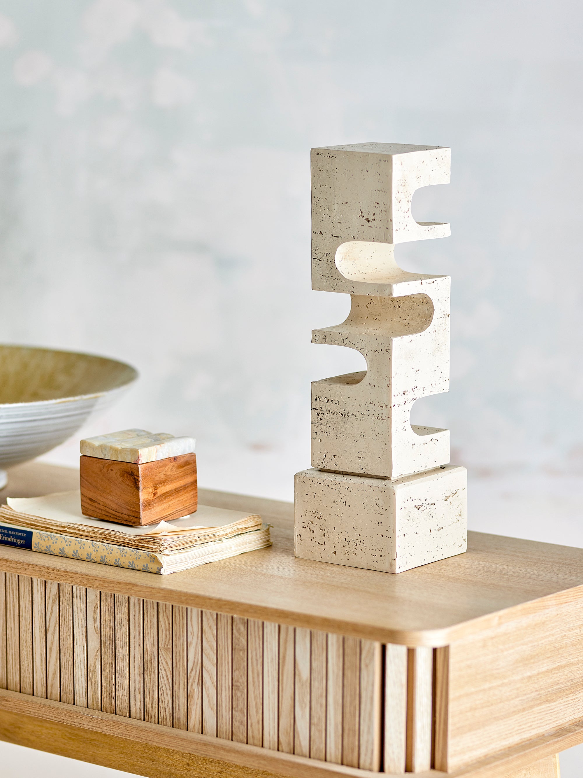 Bloomingville Hallam Deco, Natur, Polyresin