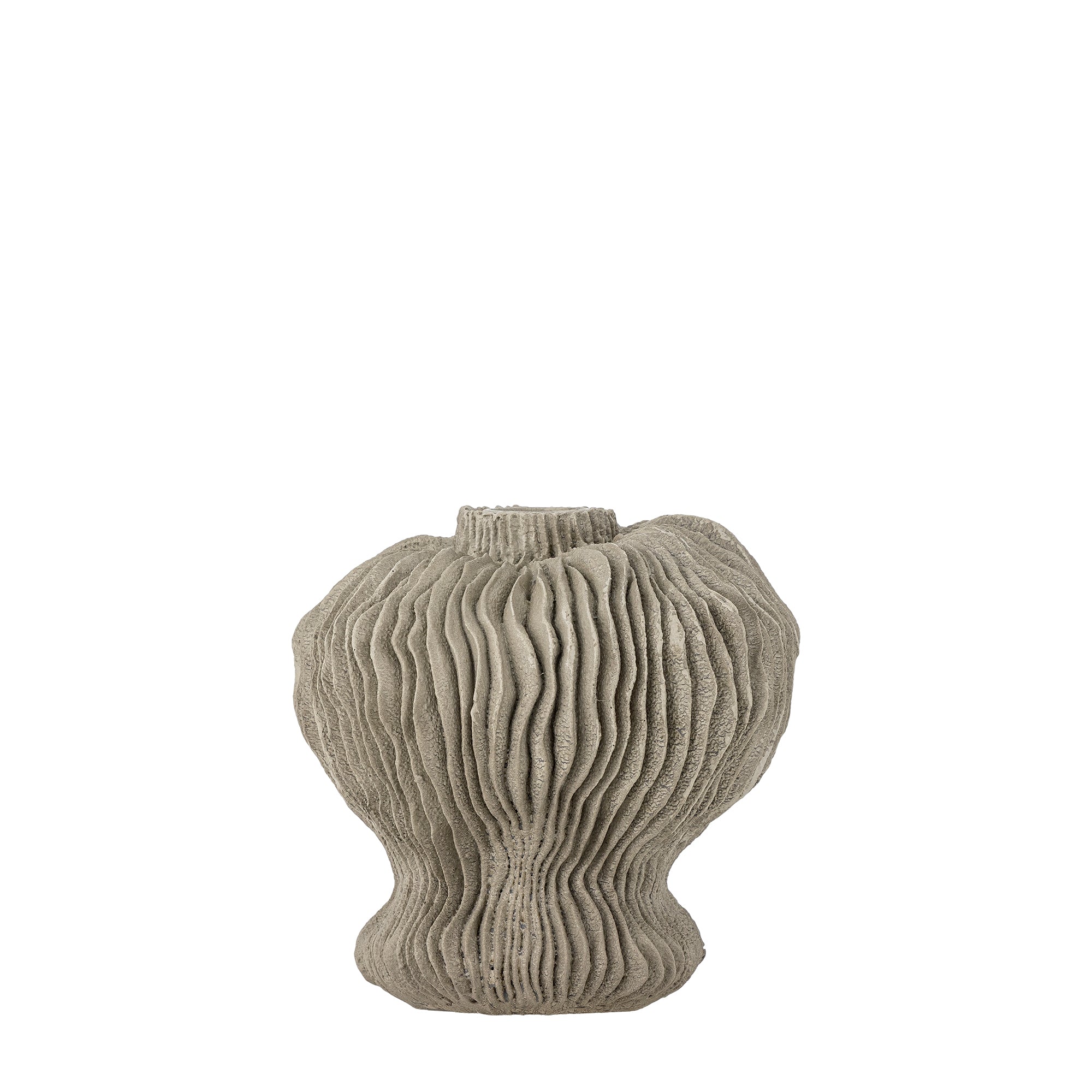 Bloomingville Briar Ljuslykta, Grå, Polyresin