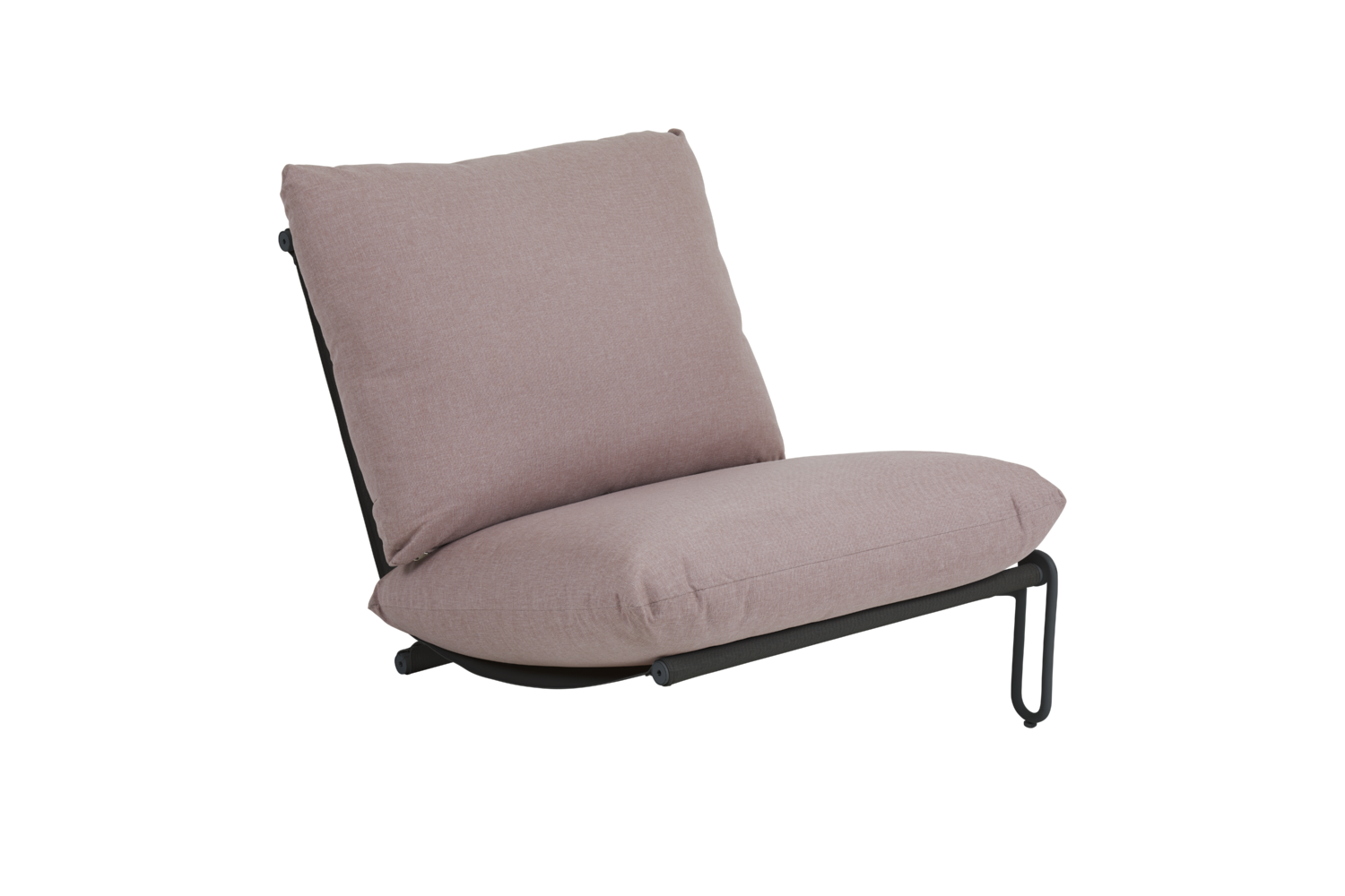 Brafab Blixt sittdel Svart/Dusty pink