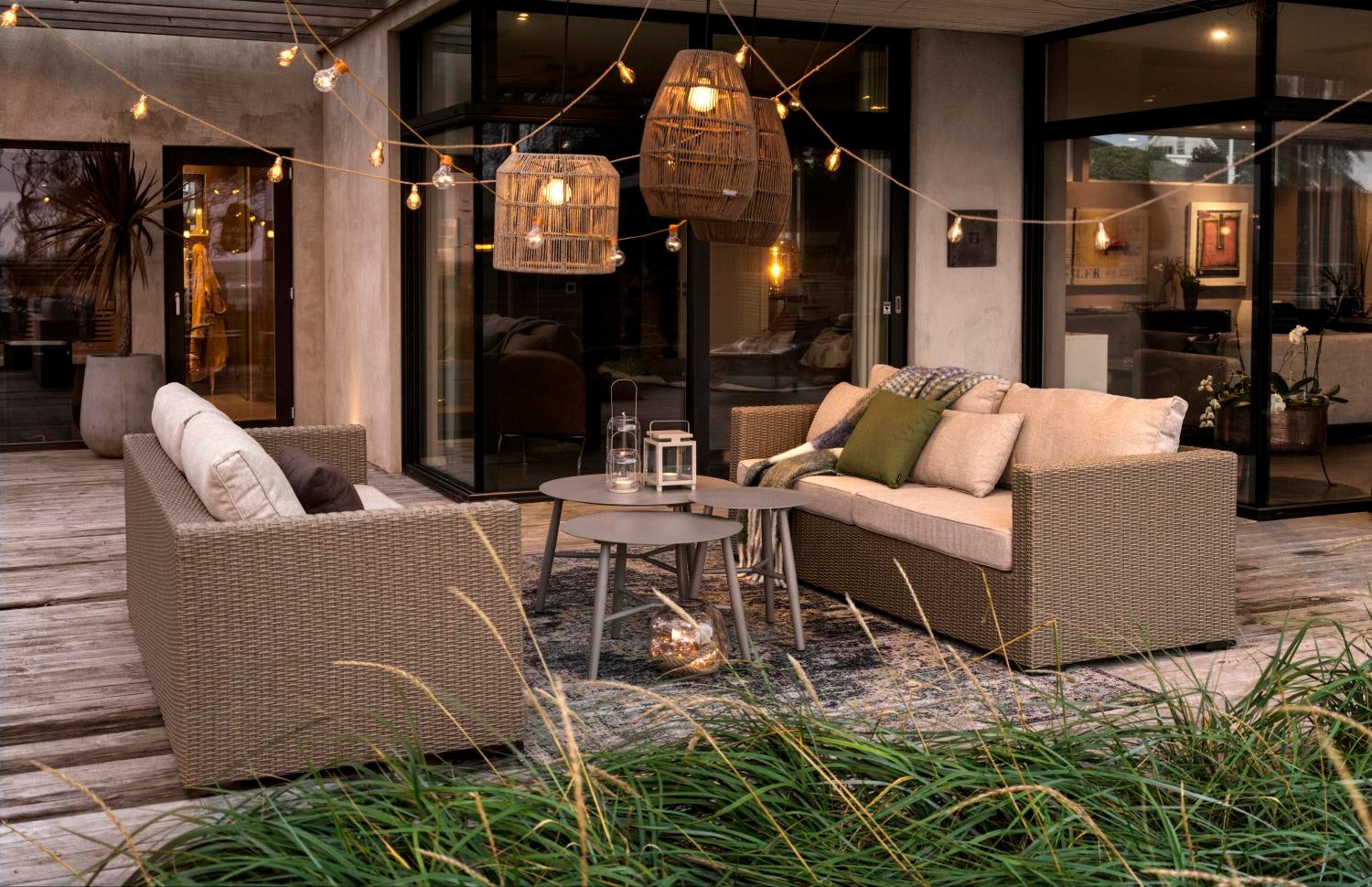 Brafab Vannes sidobord Khaki 60 cm