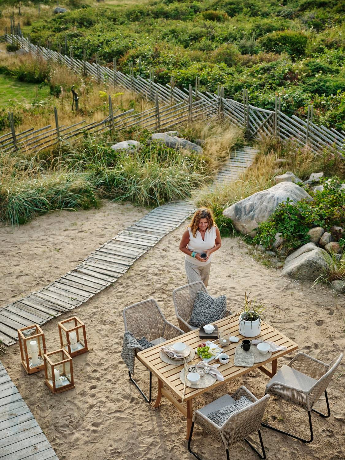 Brafab Pilas kudde Ljusgrå 45 x 45 cm