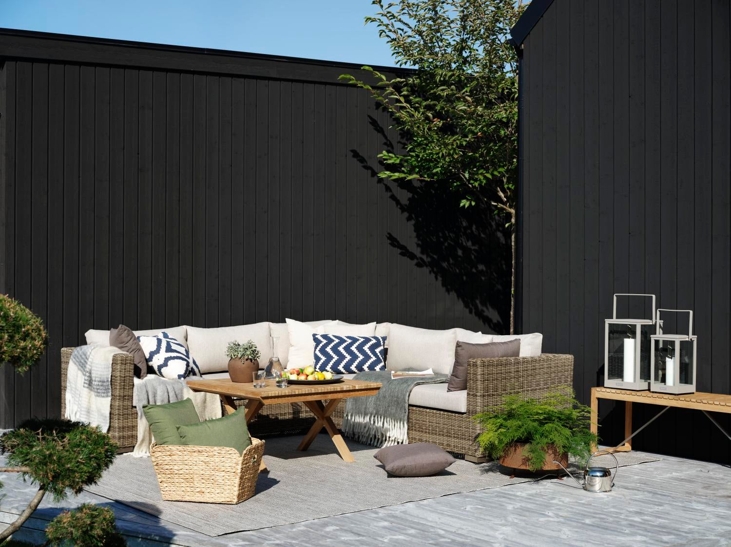 Brafab Krokus korg Natur 57x32 cm