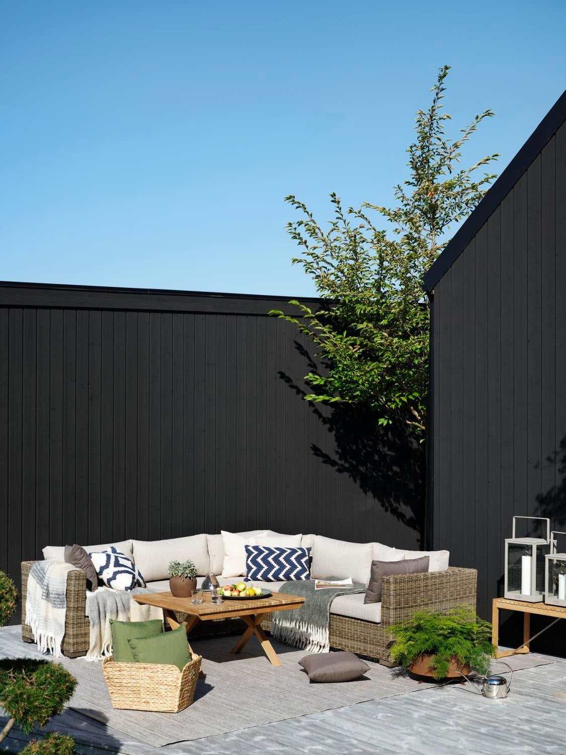 Brafab Krokus korg Natur 57x32 cm