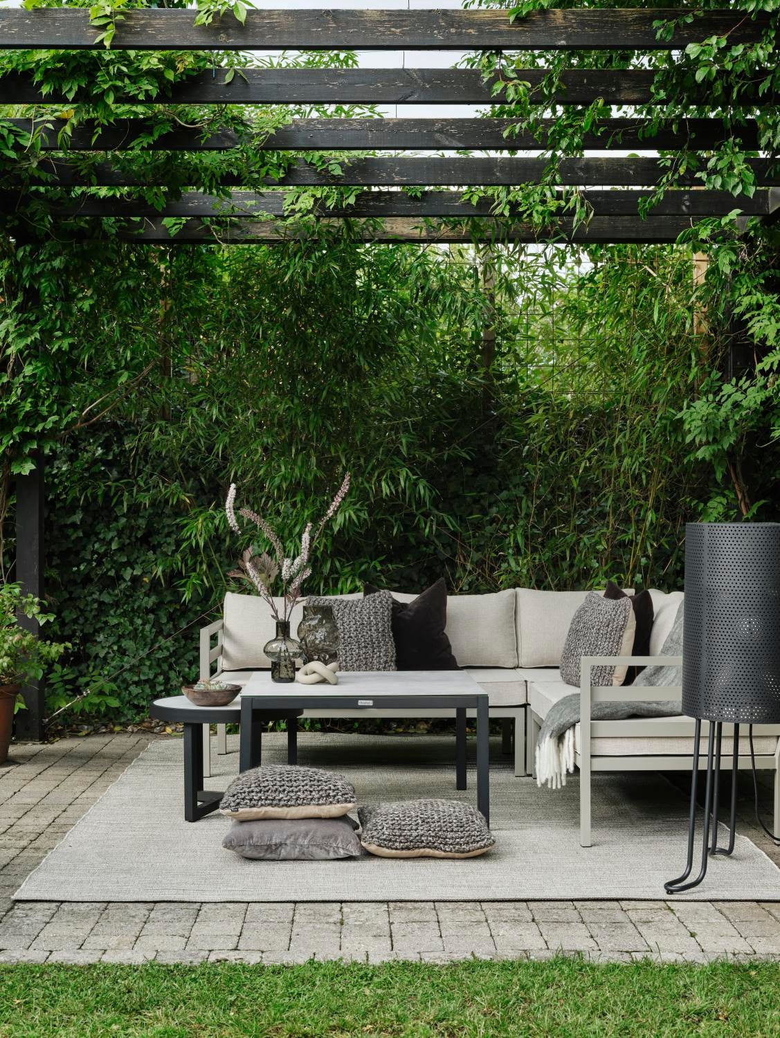 Brafab Itonda soffbord Svart/grå