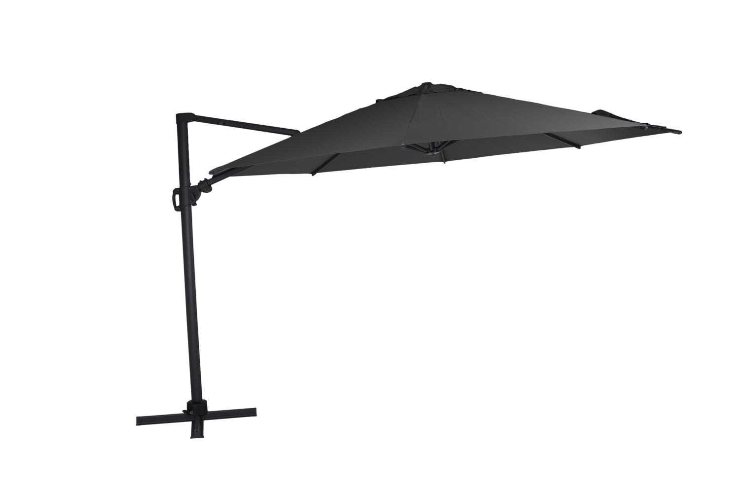 Brafab Varallo frihängande parasoll Antracit/grå 3,75 M