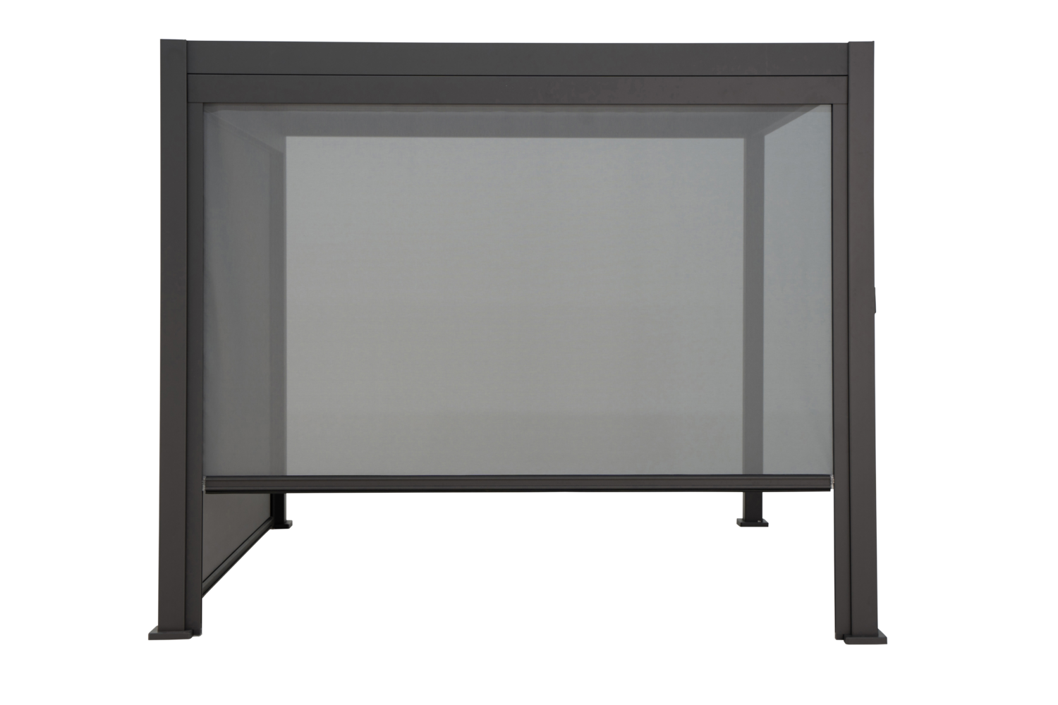 Brafab Utsikt sidovägg Antracit 400 cm