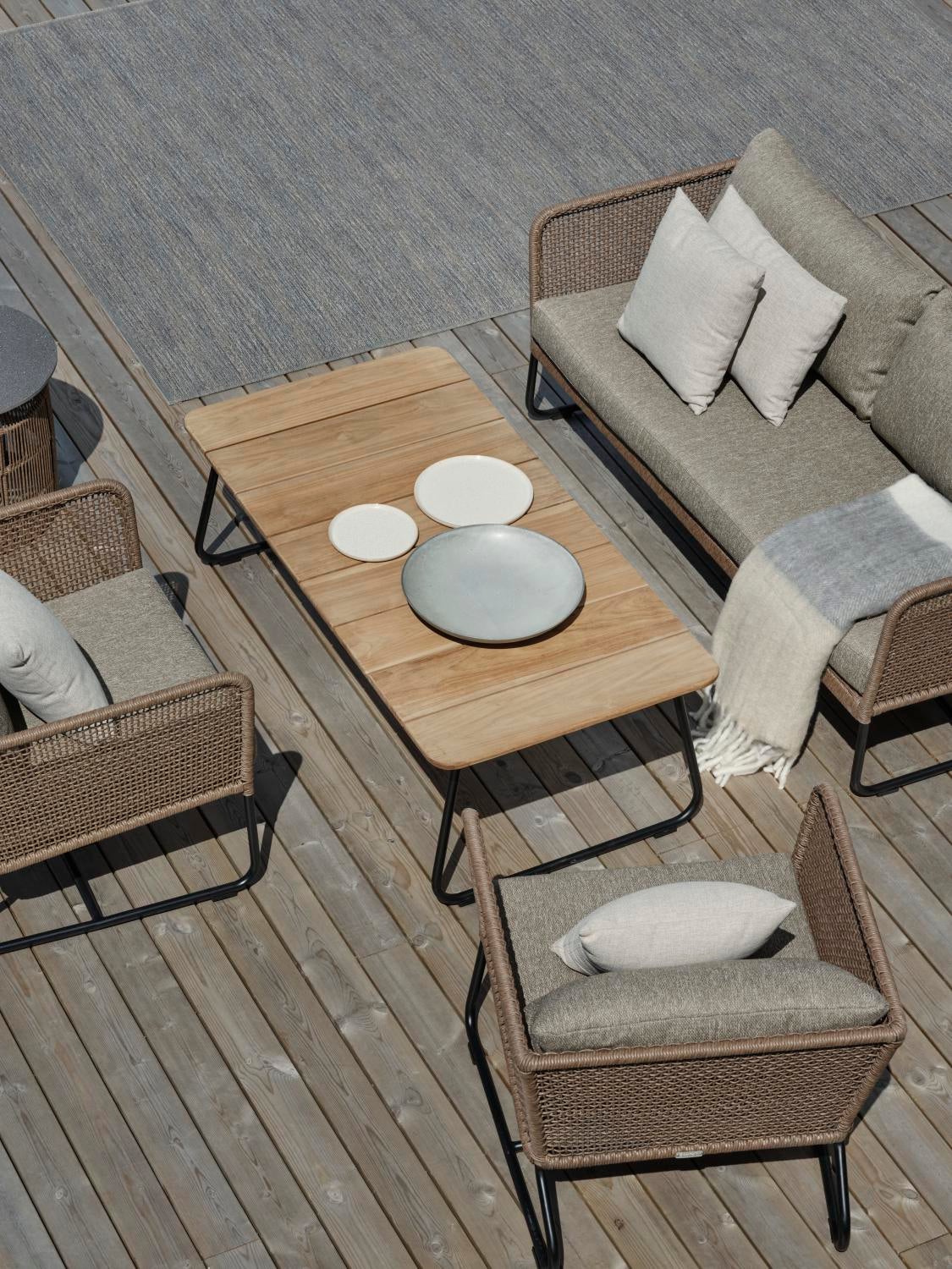 Brafab Pors loungefåtölj Natur