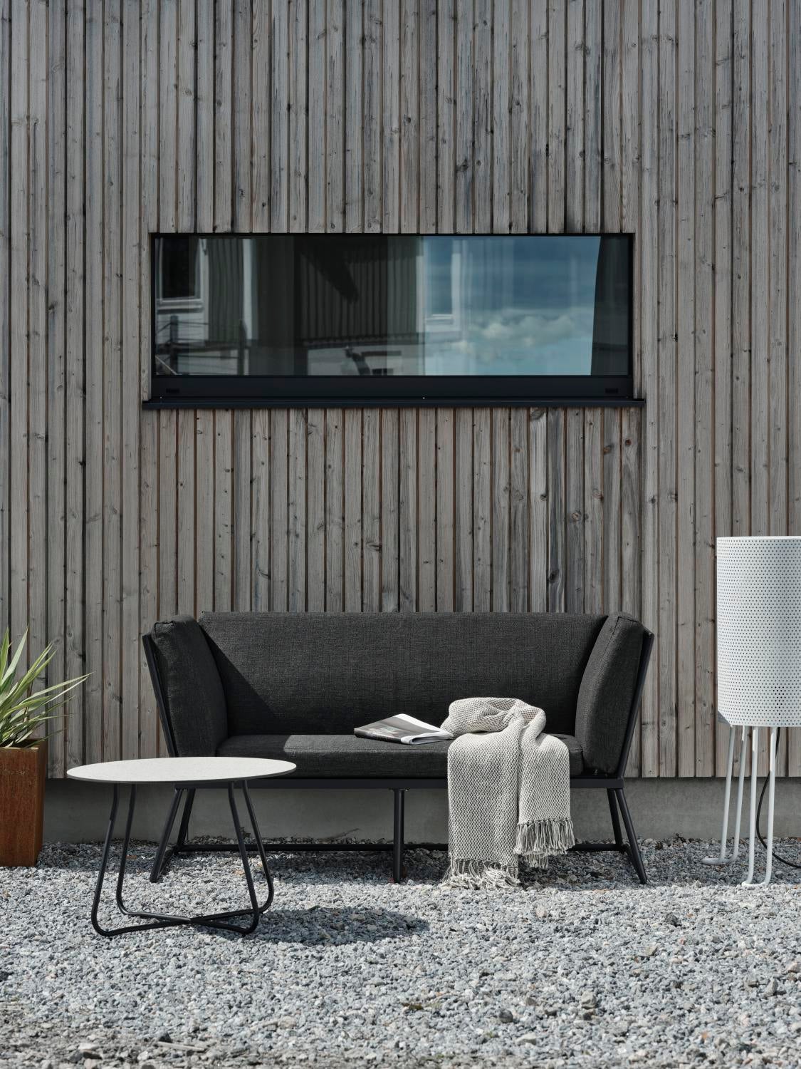 Brafab Fortore pläd Grå 130x170 cm