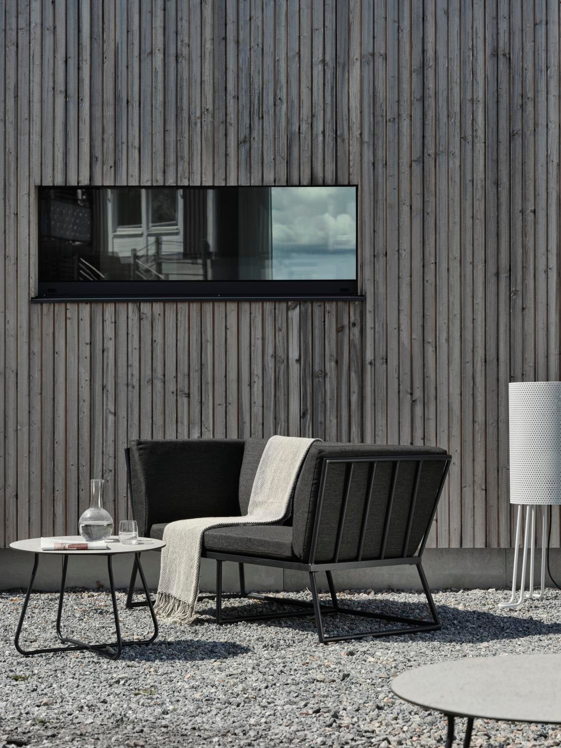 Brafab Fortore pläd Grå 130x170 cm