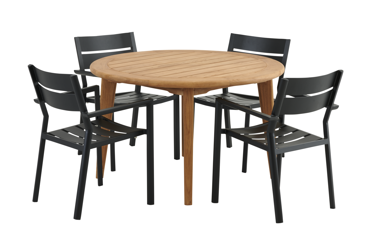 Brafab Delia karmstol Svart