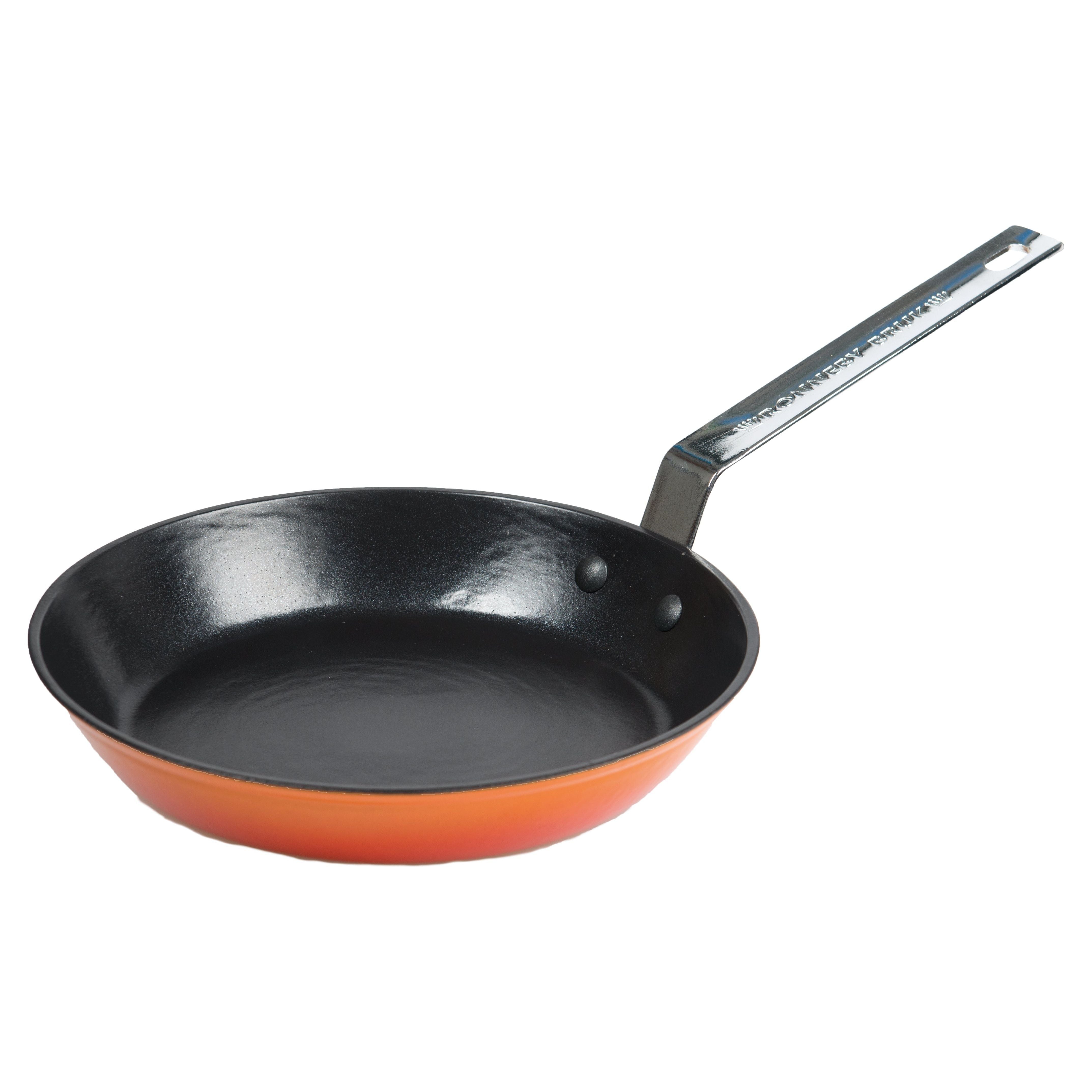 Ronneby Bruk Stekpanna Orange Emalj/Ceramalj Rostfritt Ø24cm