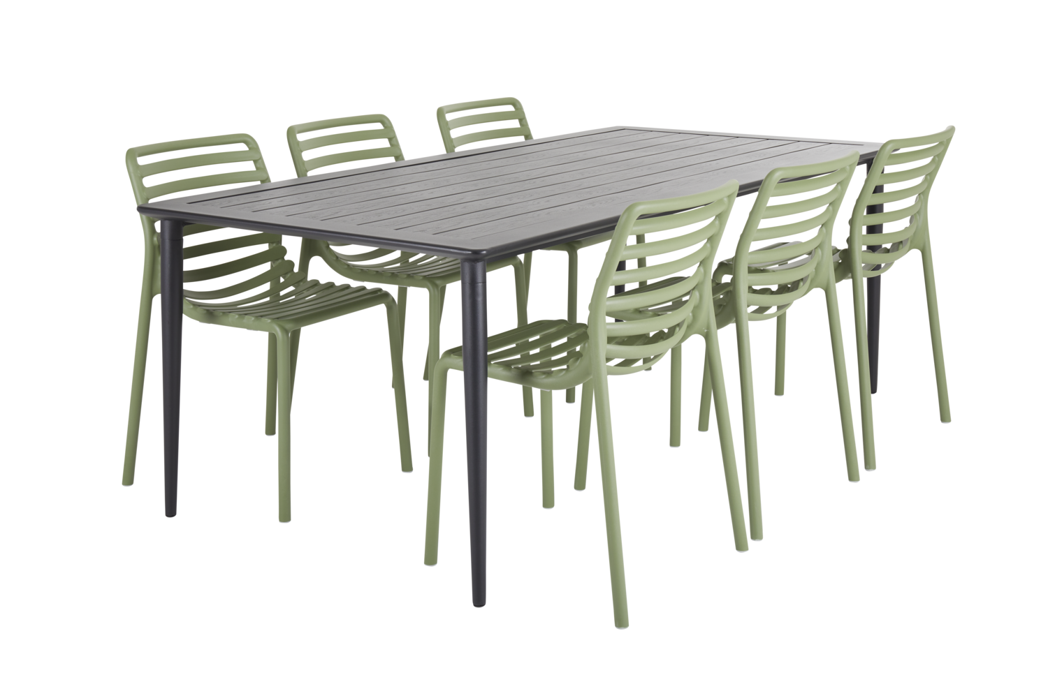 Brafab Nimes matbord Svart 200x98 cm