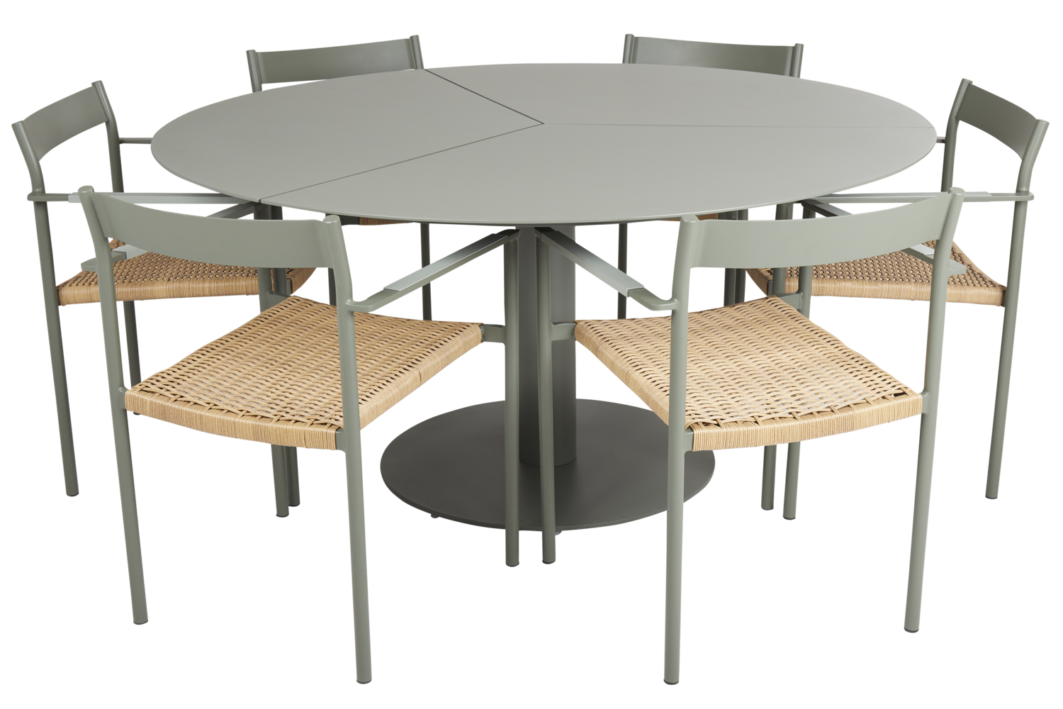 Brafab DK matstol Nordic Green/Natur