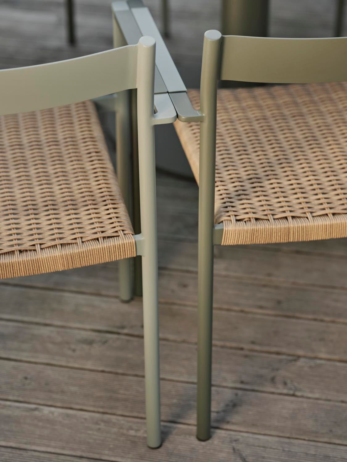 Brafab DK matstol Dusty Green/Natur