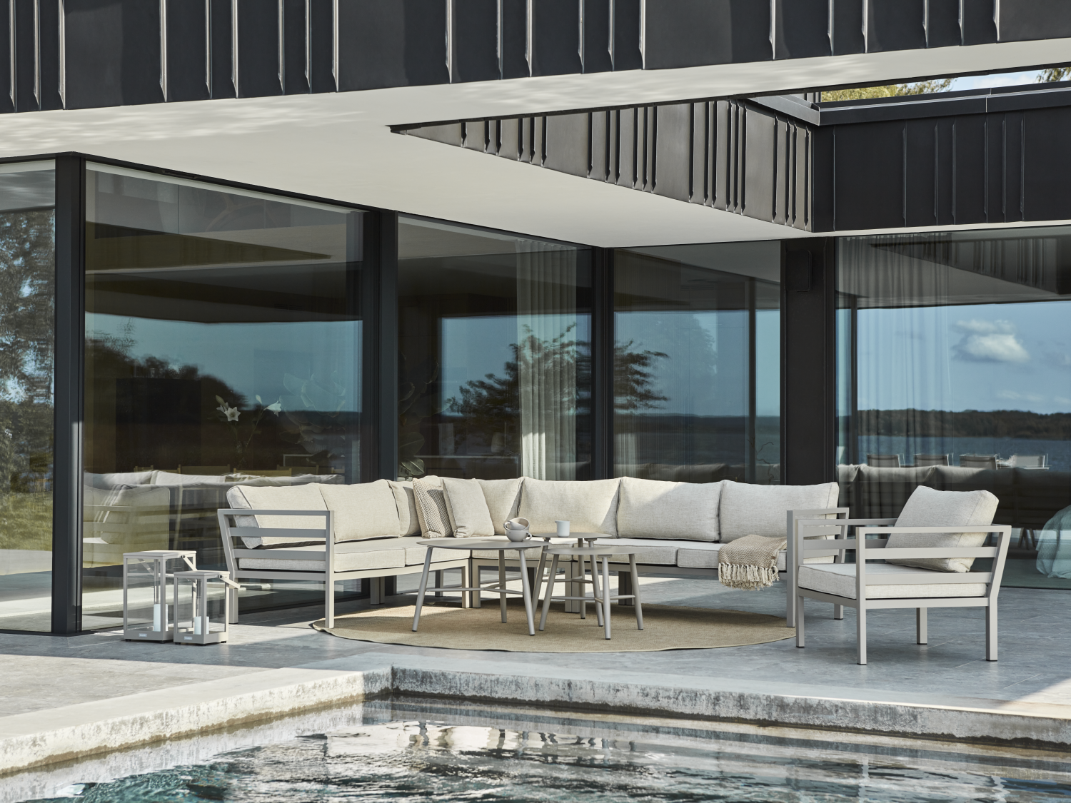 Brafab Nimes matbord Khaki 200x98 cm