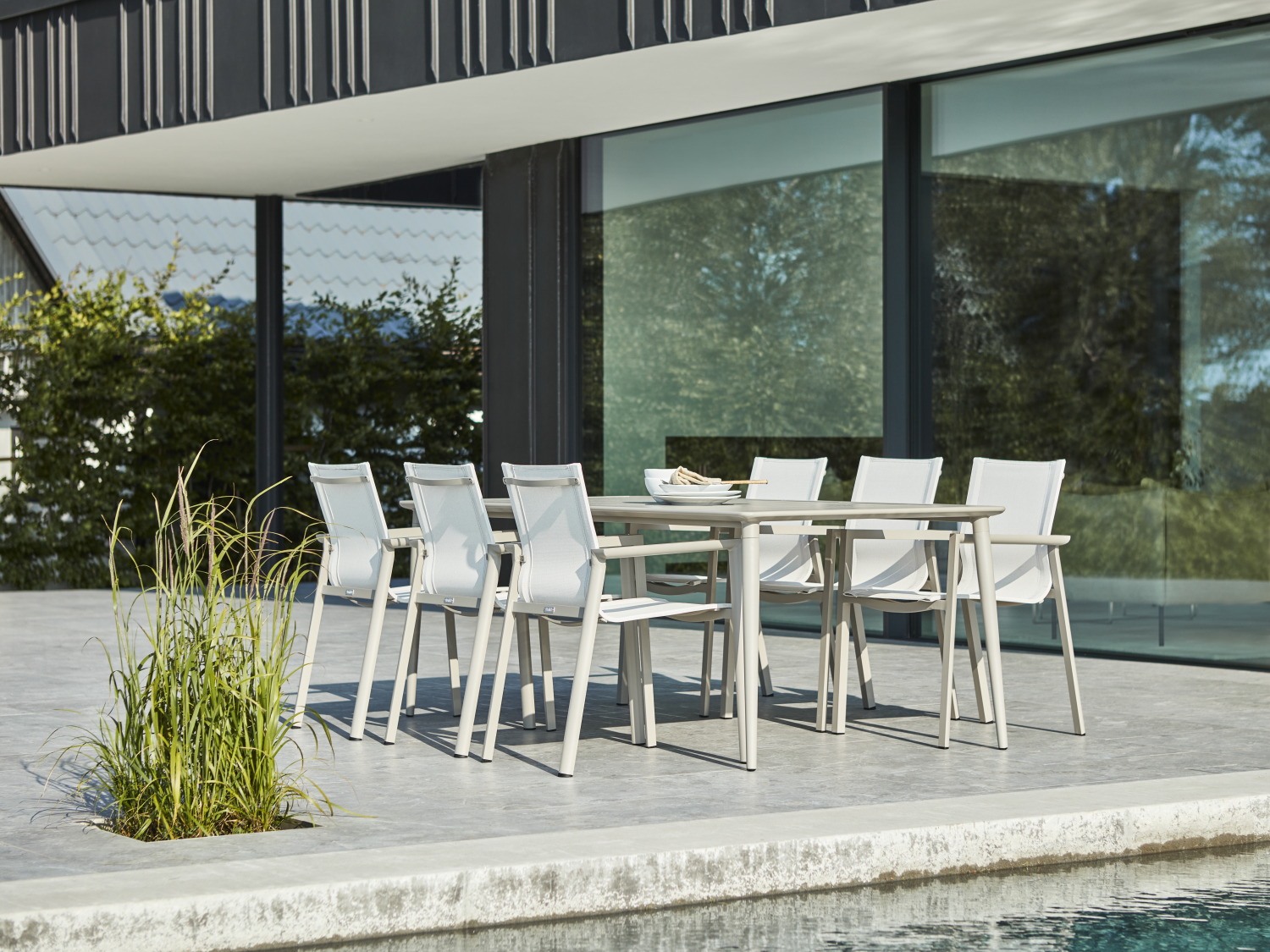 Brafab Delia karmstol Khaki/Off-white