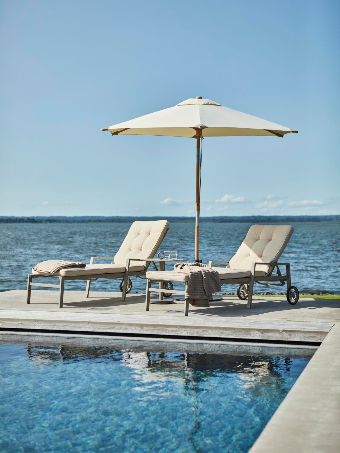 Brafab Reggio parasoll Natur 3 M