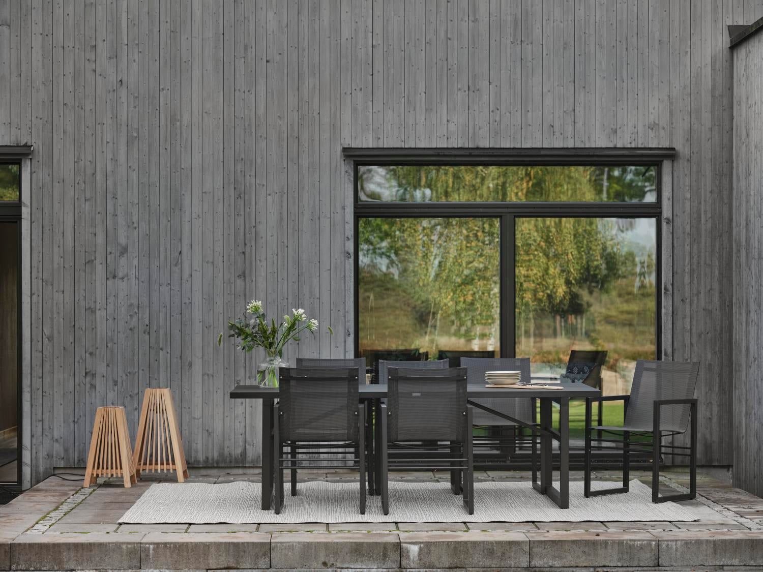 Brafab Vevi matbord Svart 230 cm