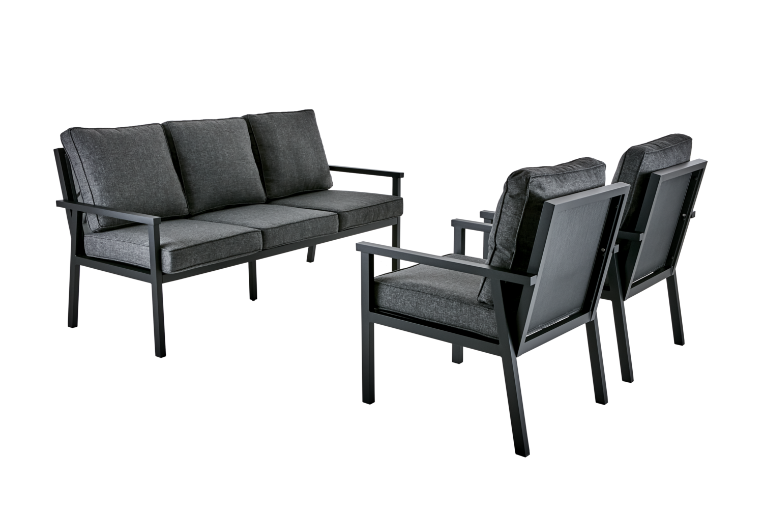 Brafab Rana soffgrupp Svart/Onyx