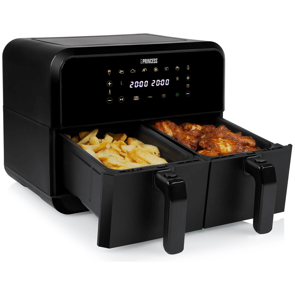 Princess Double Basket Aerofryer 2 x 4 liter