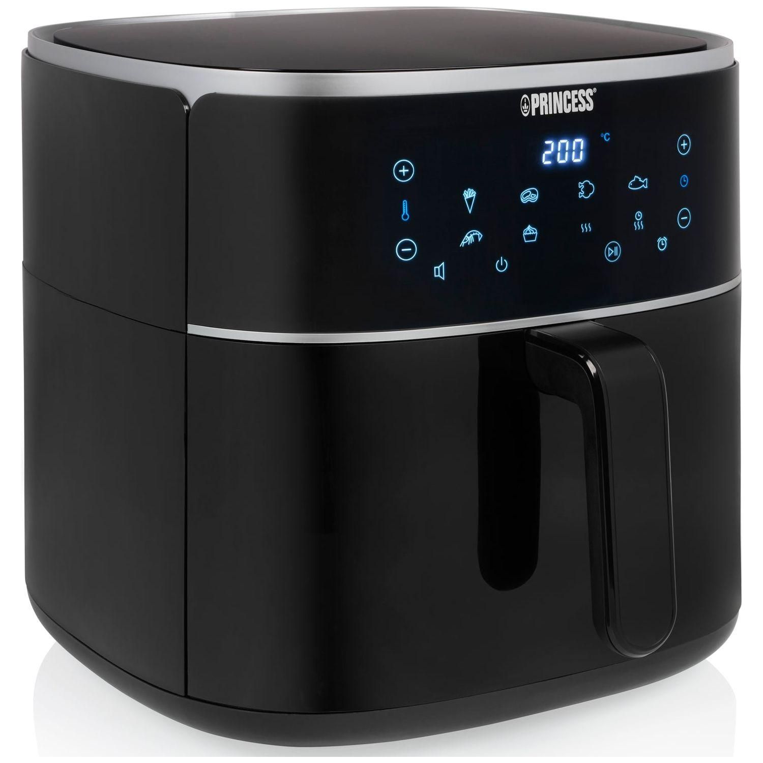 Princess Digital Varmluftsfritös 8 liter Svart