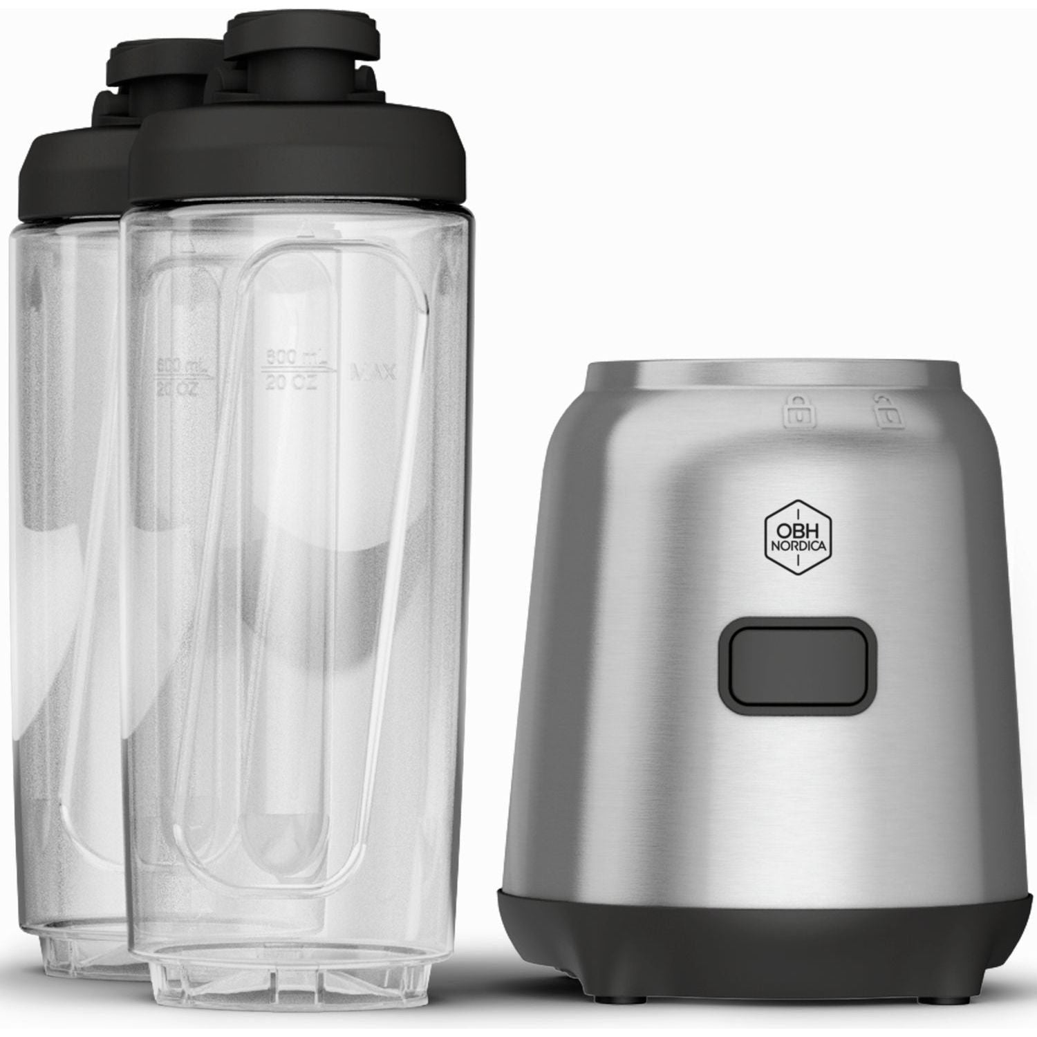 OBH Nordica Mix & Move Blender 2 x 0,6l. 300 W LH15FDS0