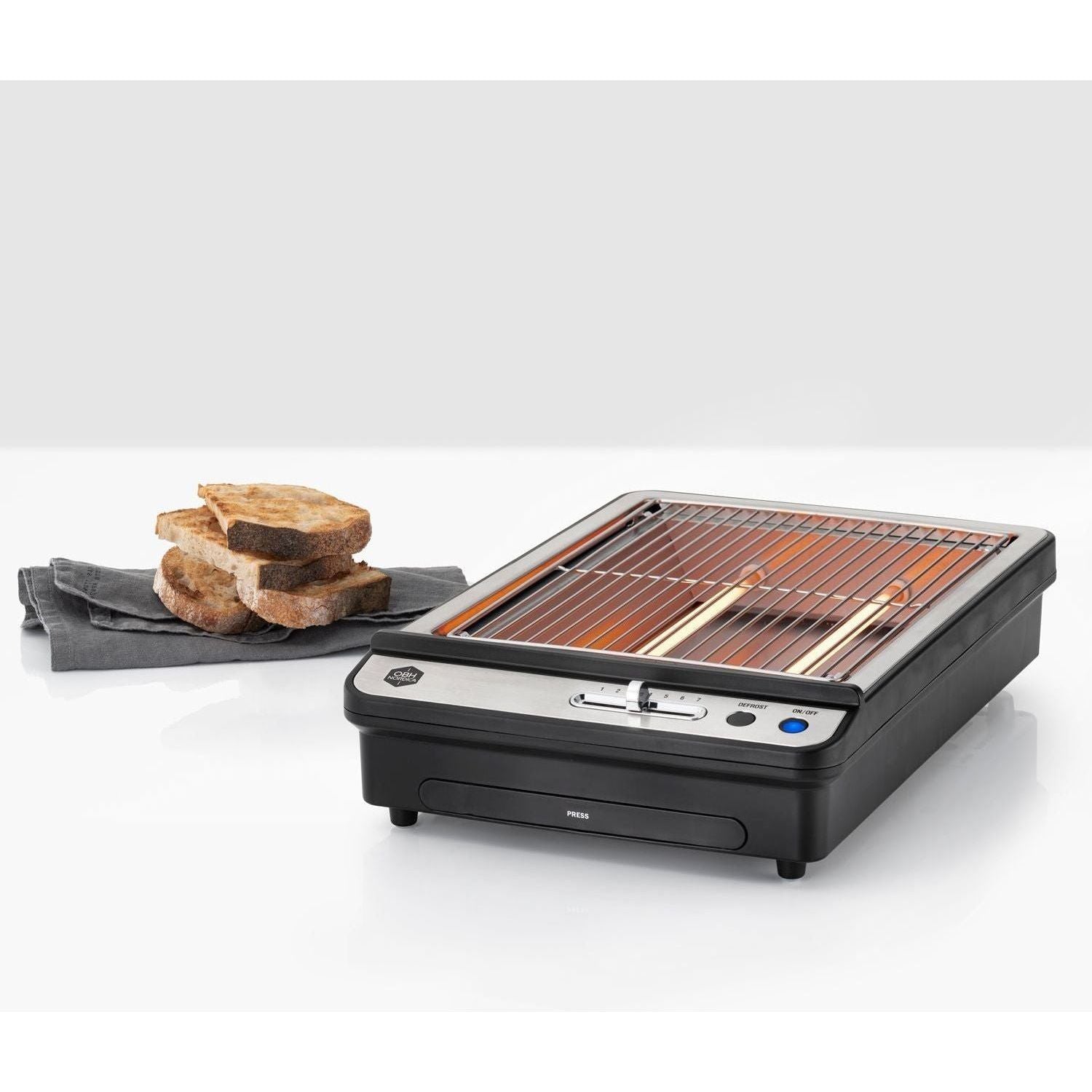 OBH Nordica Centric Slät Brödrost Rostfritt Stål