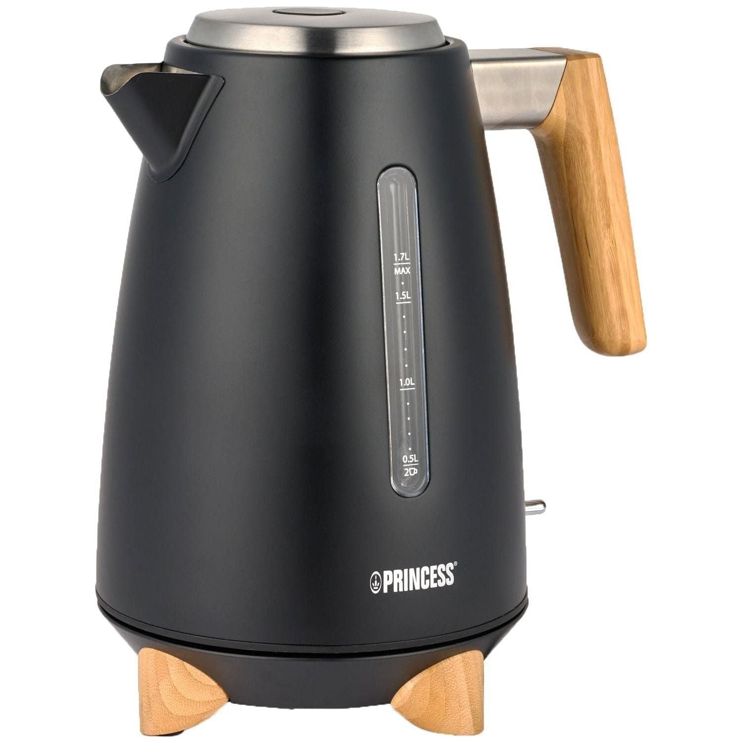 Princess Vattenkokare Bamboo Luxurious Unik Design 1,7 L 3000 Watt