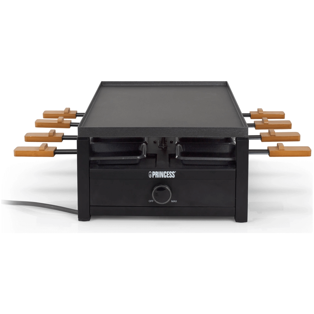 Princess Raclette 162655 Black Steel för 8 personer