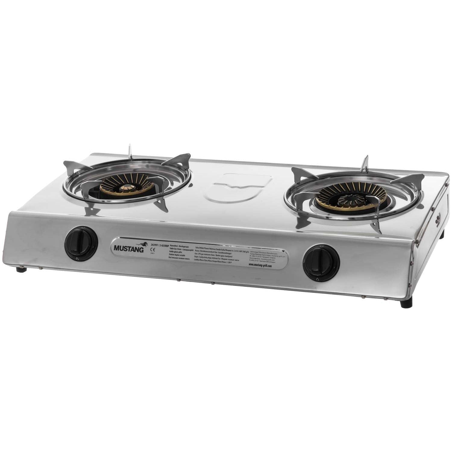 Mustang Gasolkök 2-brännare