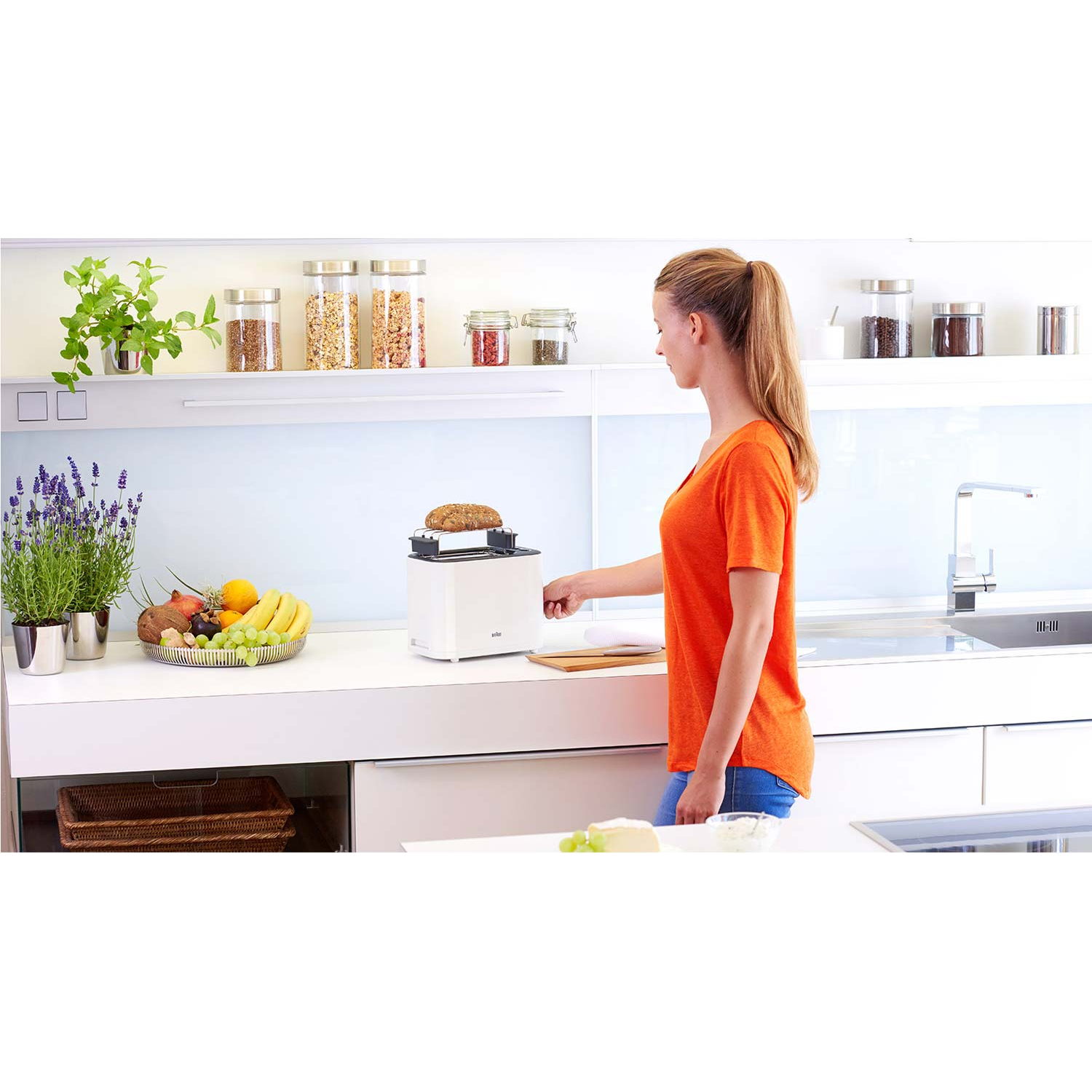 Braun Brödrost HT3010WH PurEase 2 skivor