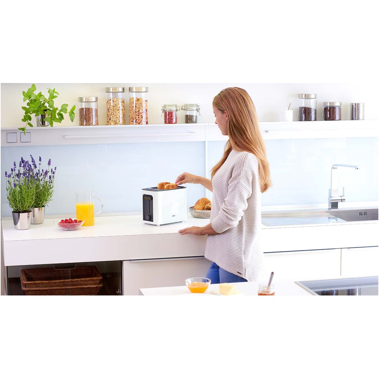 Braun Brödrost HT3010WH PurEase 2 skivor