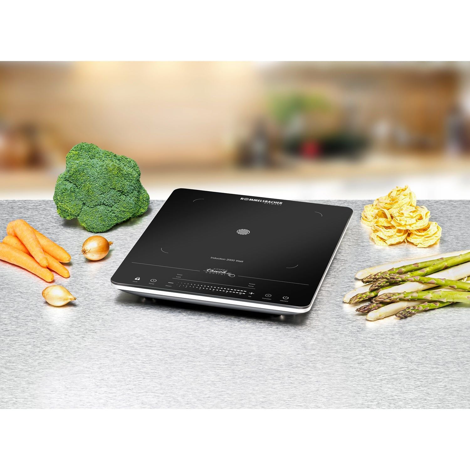 Rommelsbacher Kokplatta enkel Induktion CT 2020/IN LED 2000W