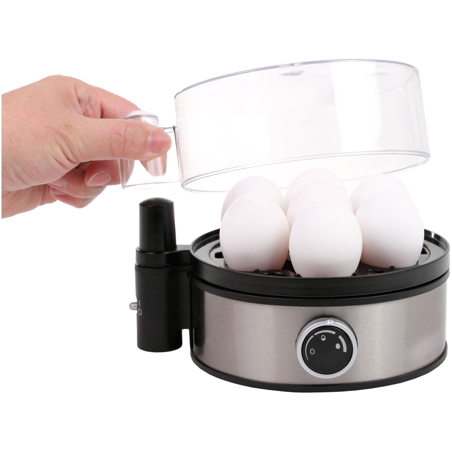 Rommelsbacher Äggkokare 7 ägg ER 400 Elektronisk med Rostfri värmeskål