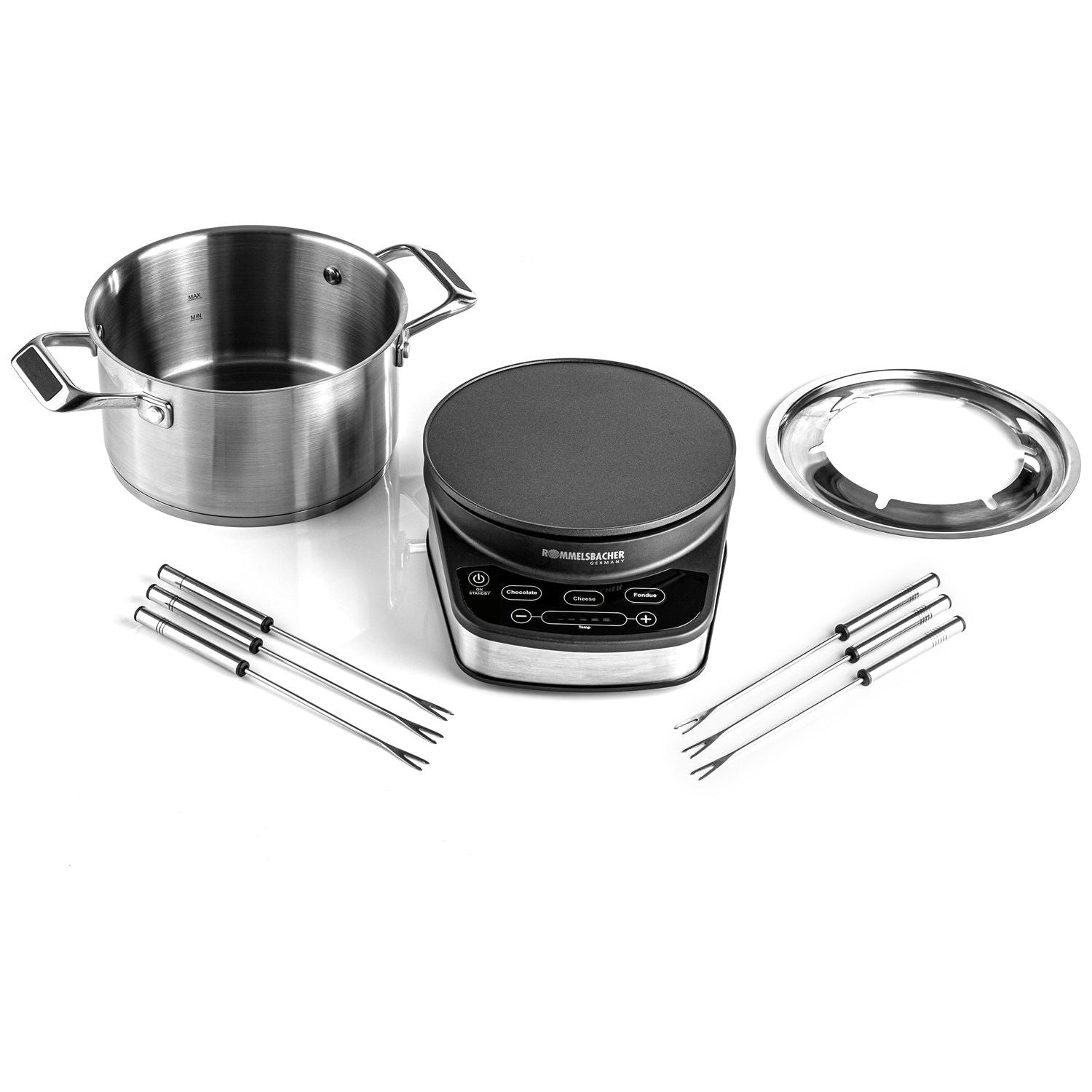 Rommelsbacher Elektrisk fondue F 1200 2,5l 1200W Touchkontroll