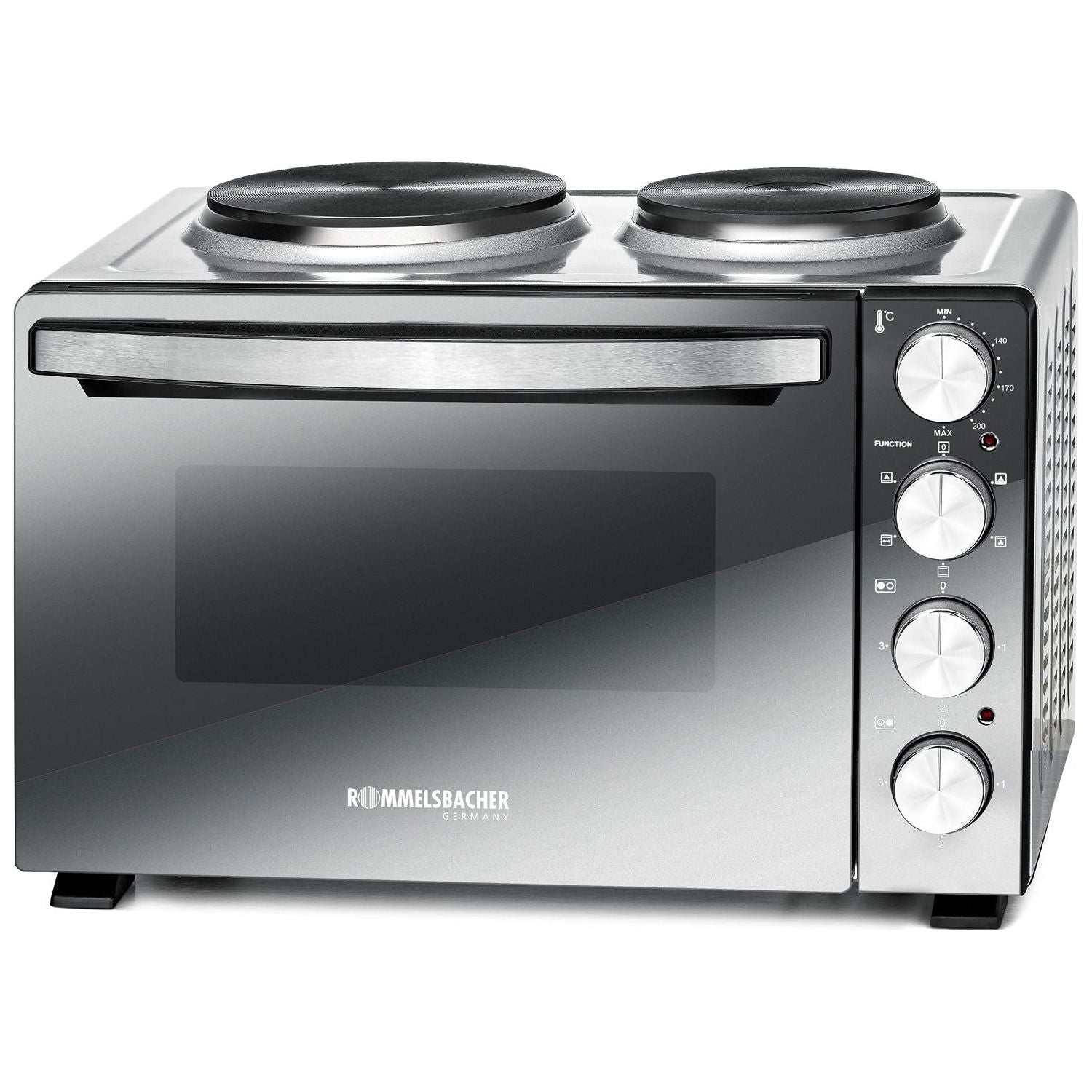 Rommelsbacher Bänkspis med plattor KM 3300 30L Spegelglas 3250W