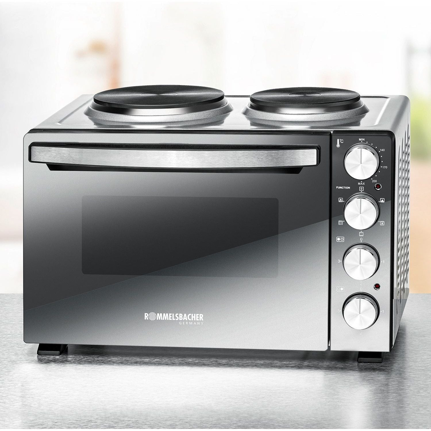 Rommelsbacher Bänkspis med plattor KM 3300 30L Spegelglas 3250W