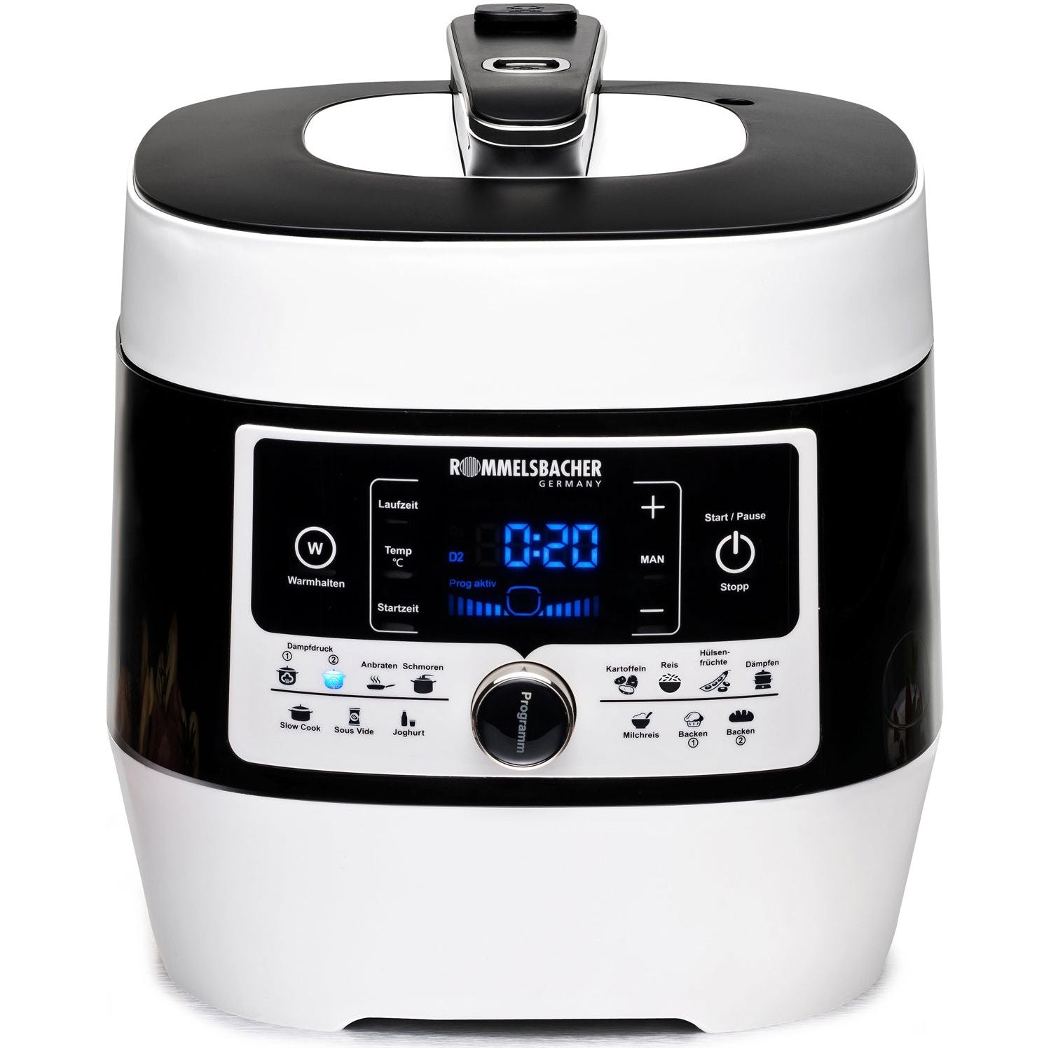 Rommelsbacher Multikokare/tryckkokare MD 1000 14 Program 1000W