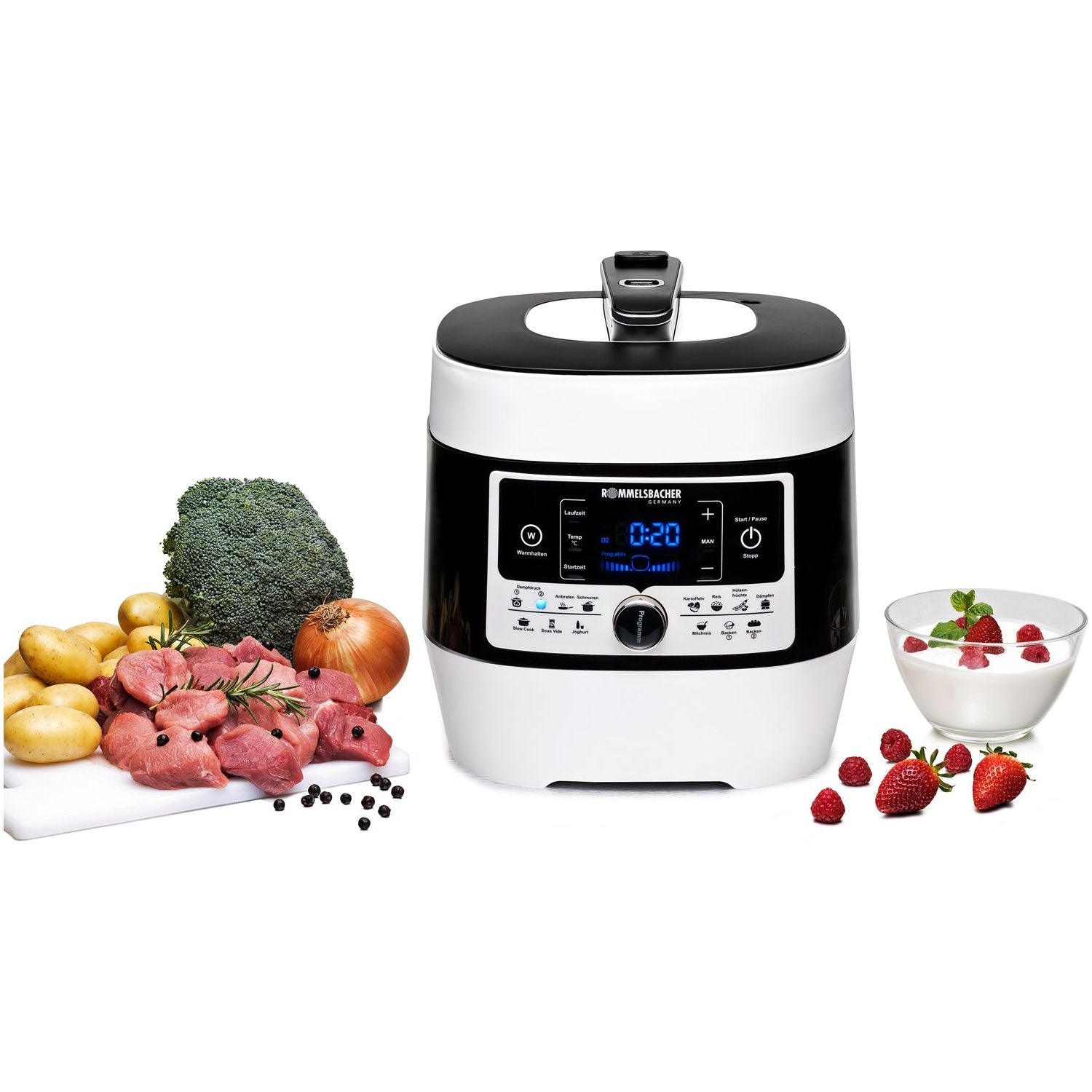 Rommelsbacher Multikokare/tryckkokare MD 1000 14 Program 1000W