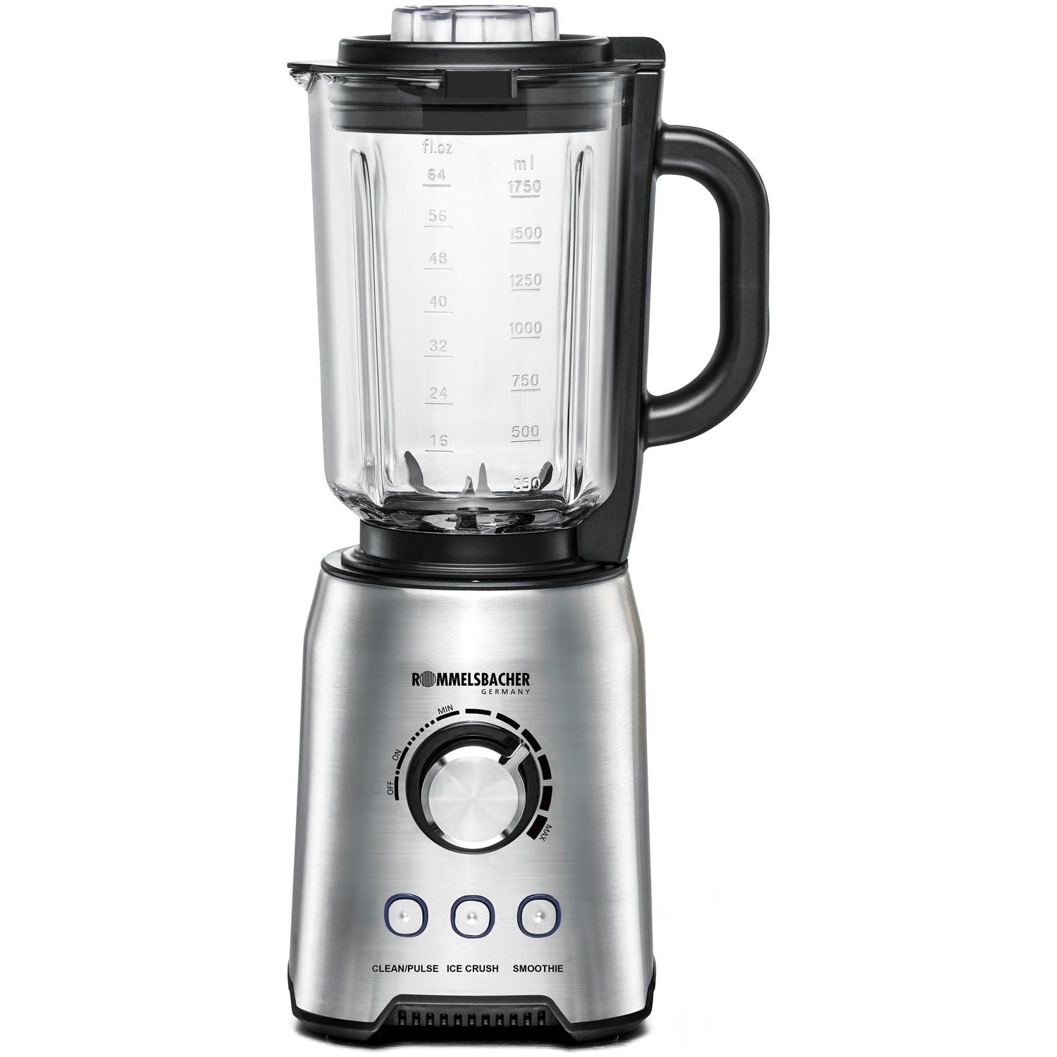 Rommelsbacher Blender MX 1250 Glaskanna 1,75l 1200W 22000RPM