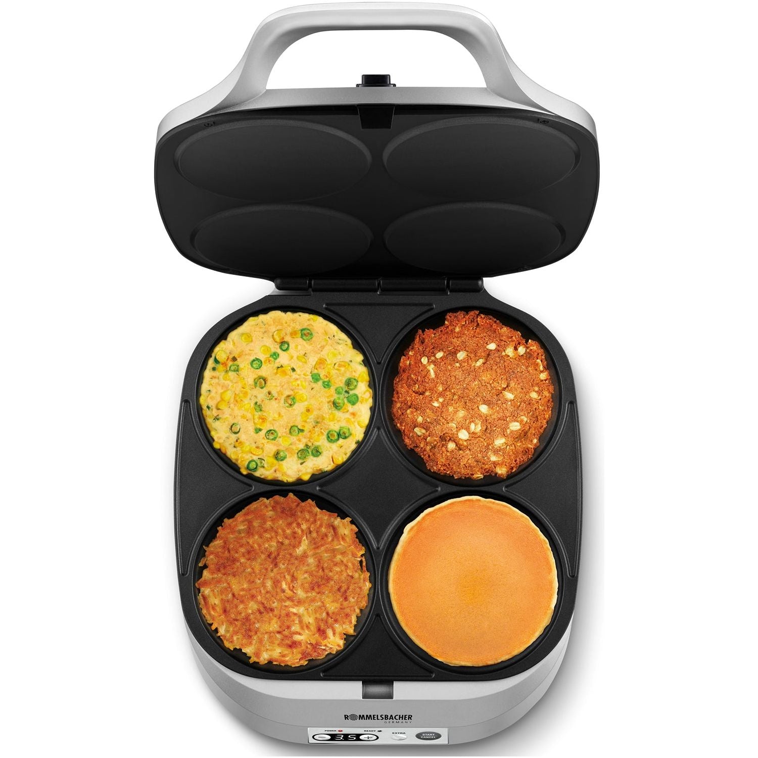 Rommelsbacher Pannkaksjärn PC 1800 4st baktråg 1800W 3,5kg