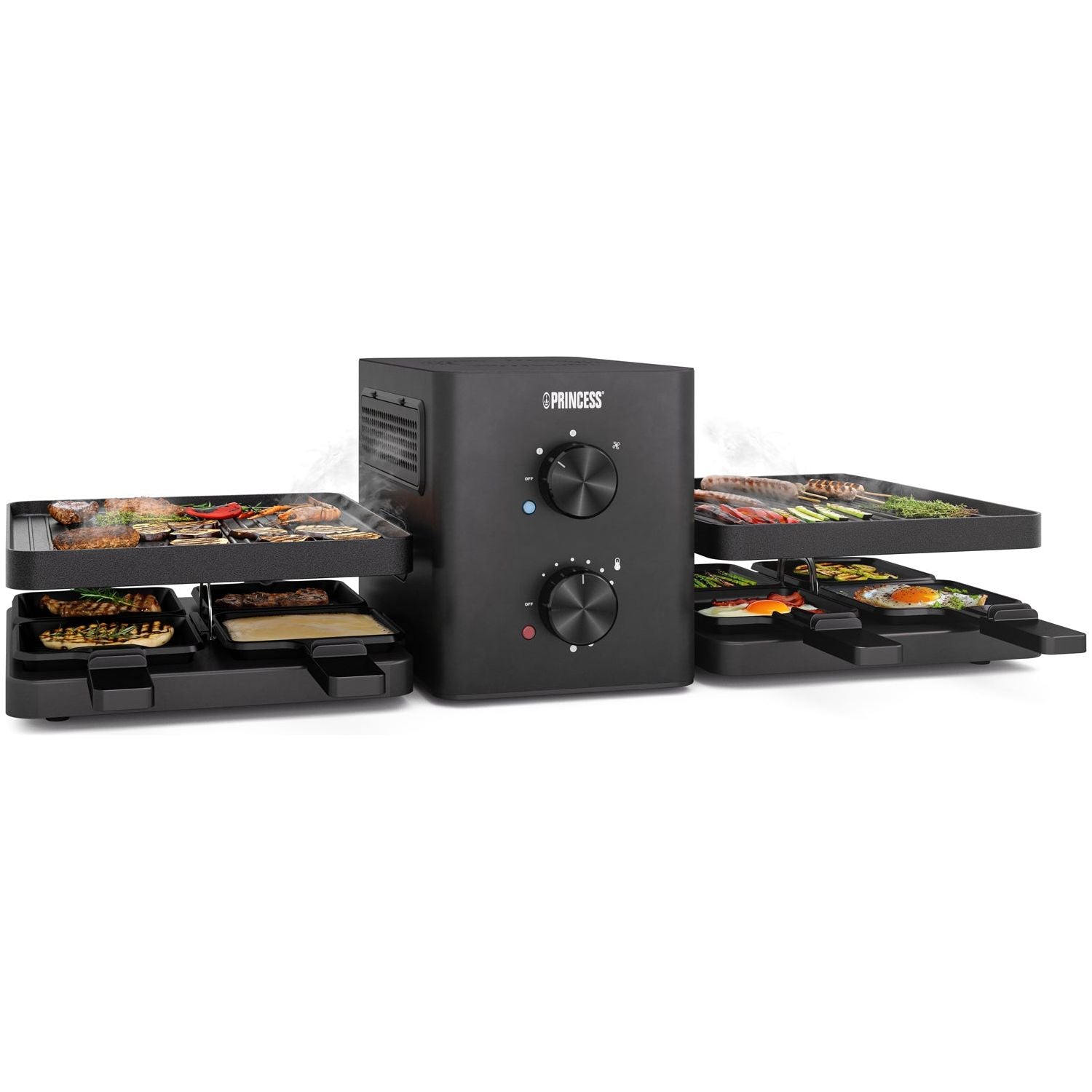 Princess Raclette Purify 162660 Smokeless 2X20X23cm Ceramic