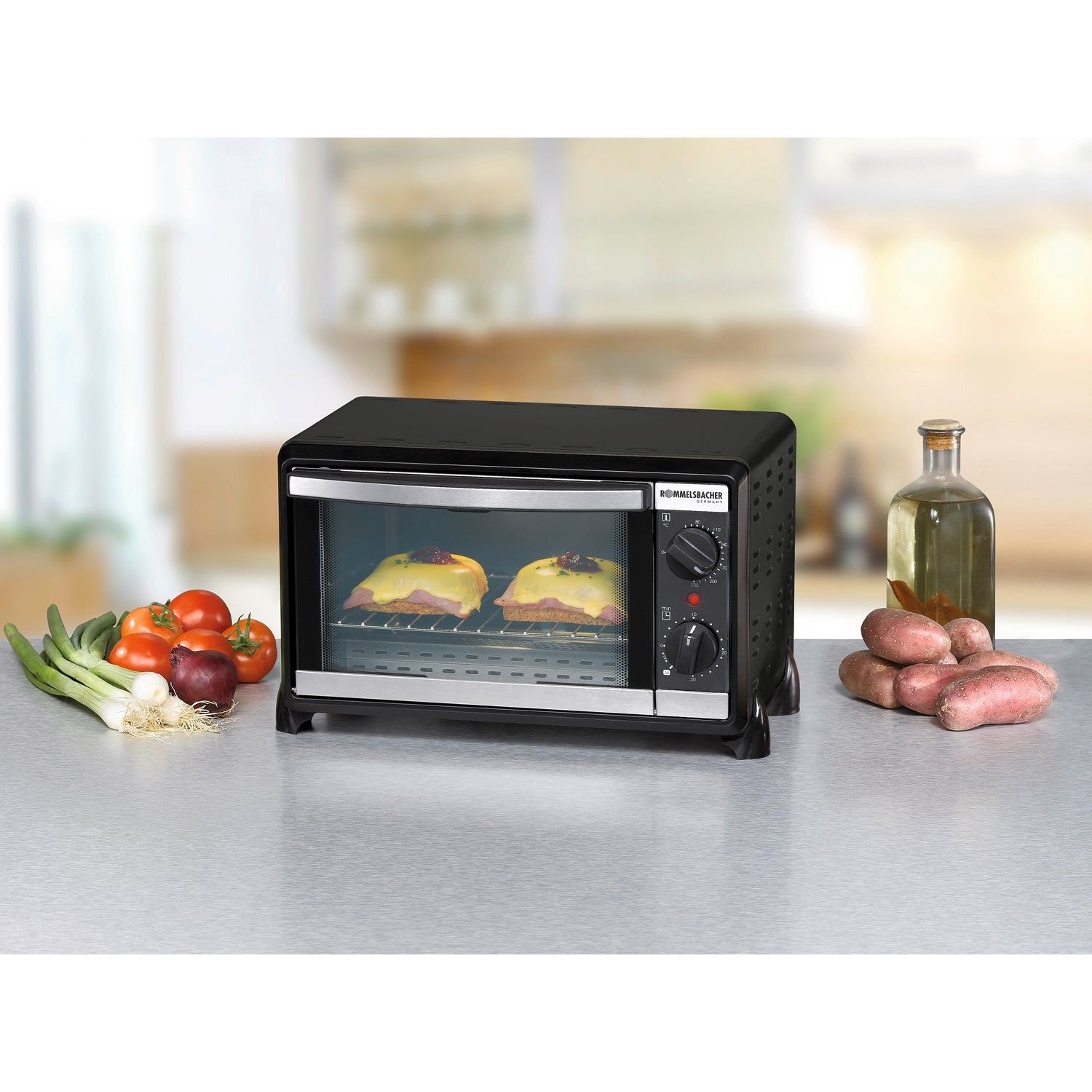 Rommelsbacher Miniugn 10l BG 950 Speedy timer funk. Energi sparande