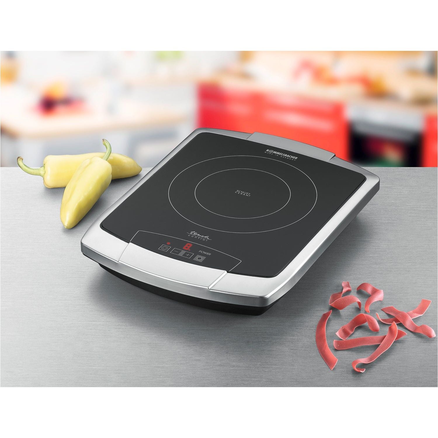 Rommelsbacher Kokplatta Highlight CT 2203/TC Touch Controll dubbla Zoner