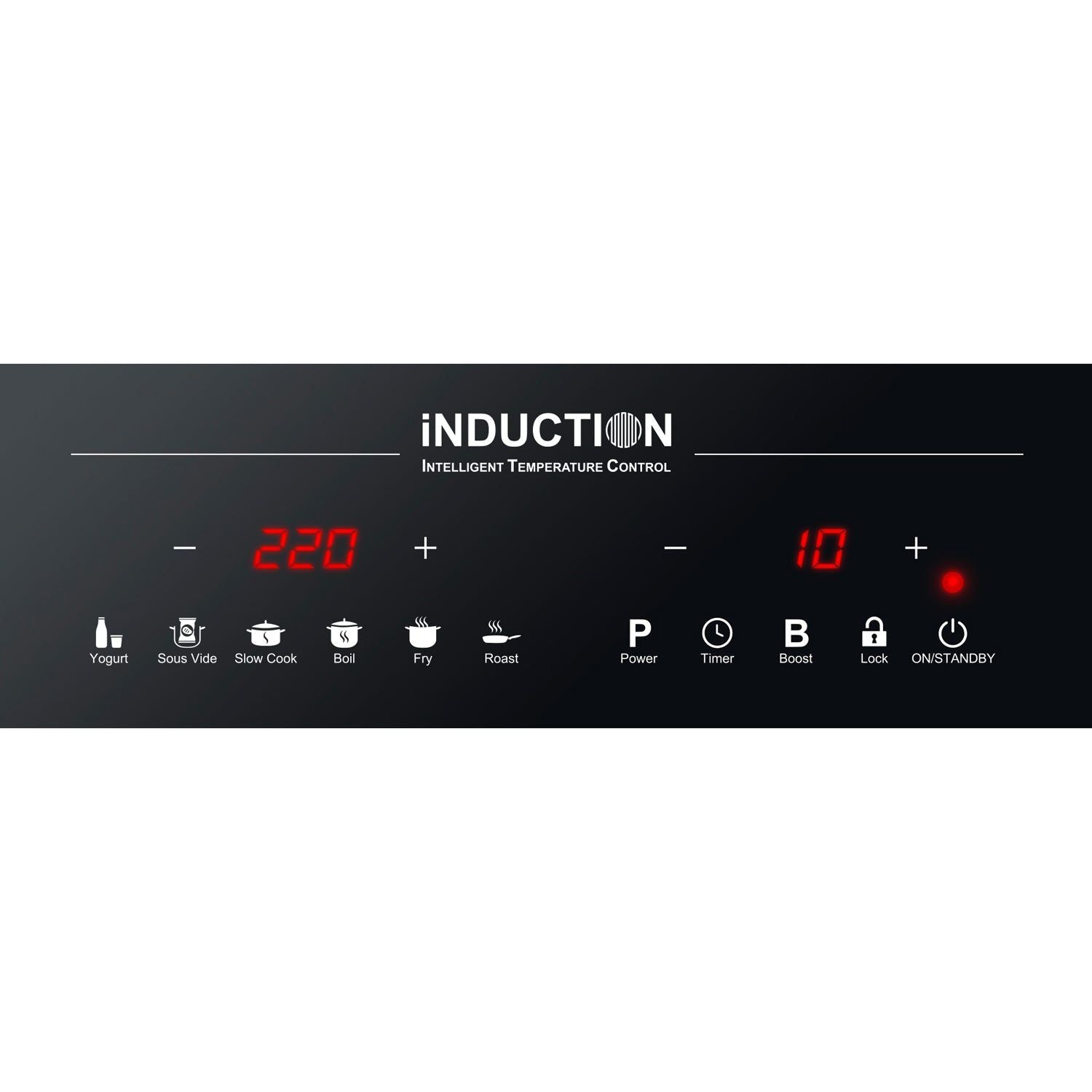 Rommelsbacher Induktionsplatta m. temp sensor CTS 2000/IN Touch Control