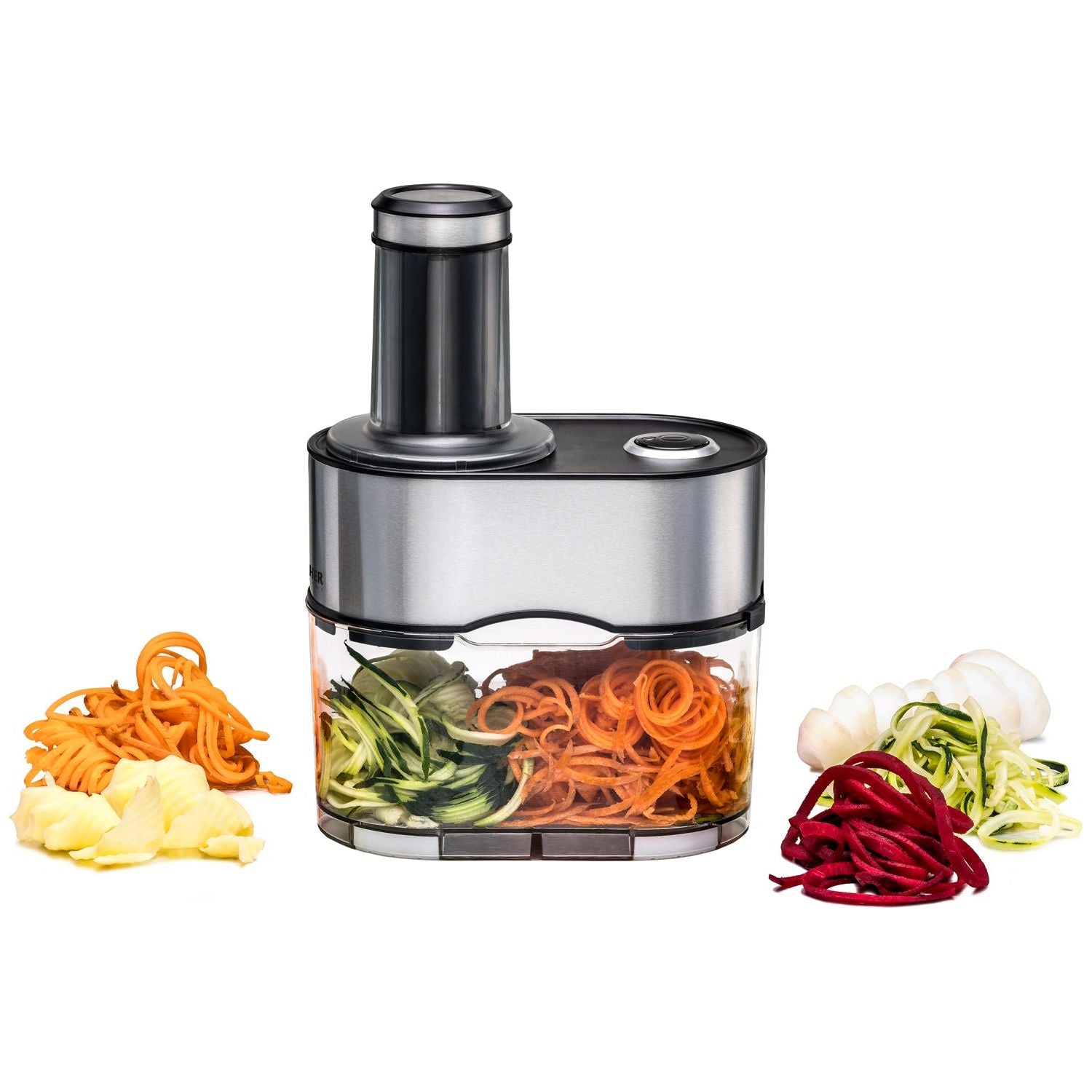 Rommelsbacher Spiralskärare EGS 80 BPA fri Grönsaker Pasta&Frukt spiraler